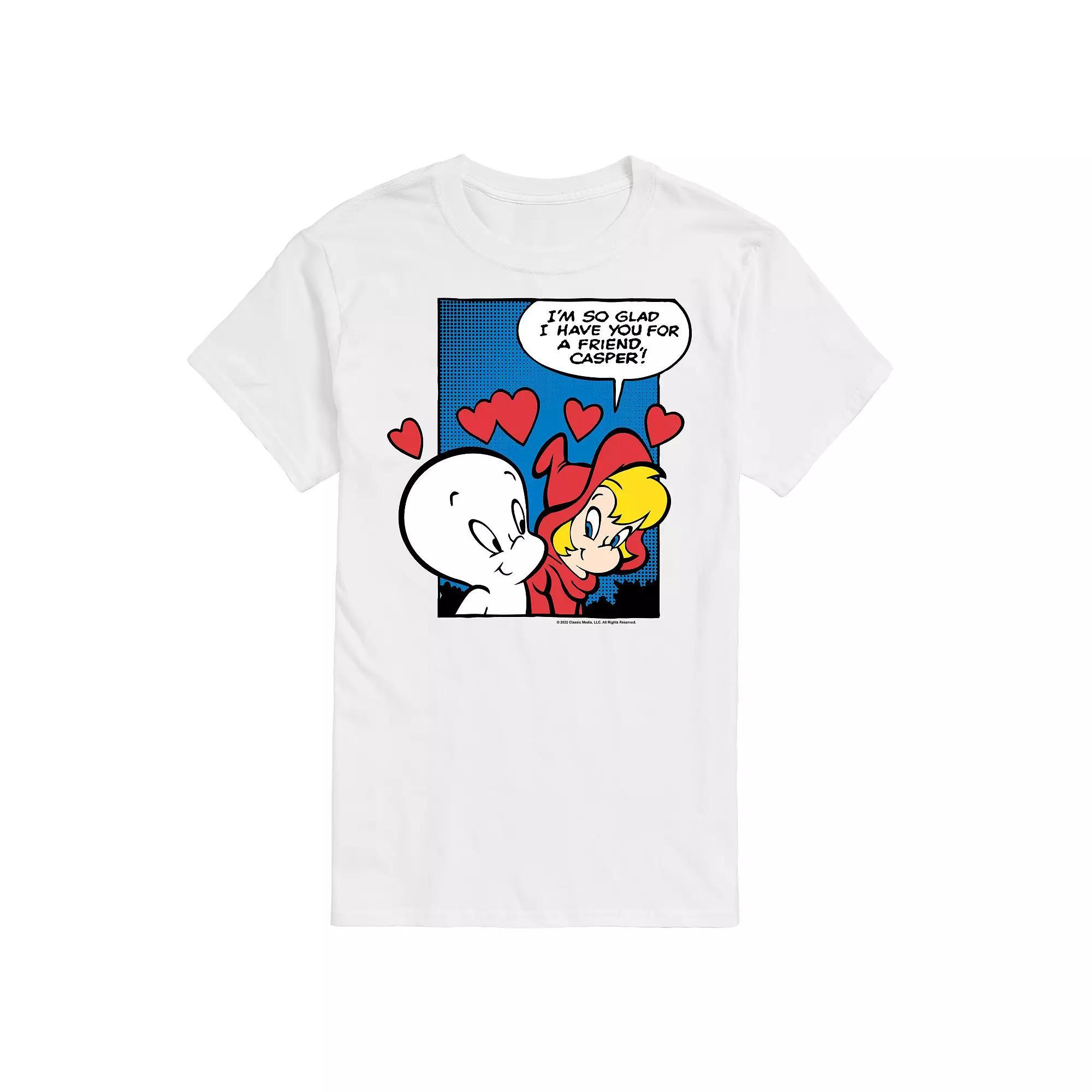 Big & Tall Casper Wendy Comic Panel Graphic Tee, Men's, Size: 3XB, White Product Image