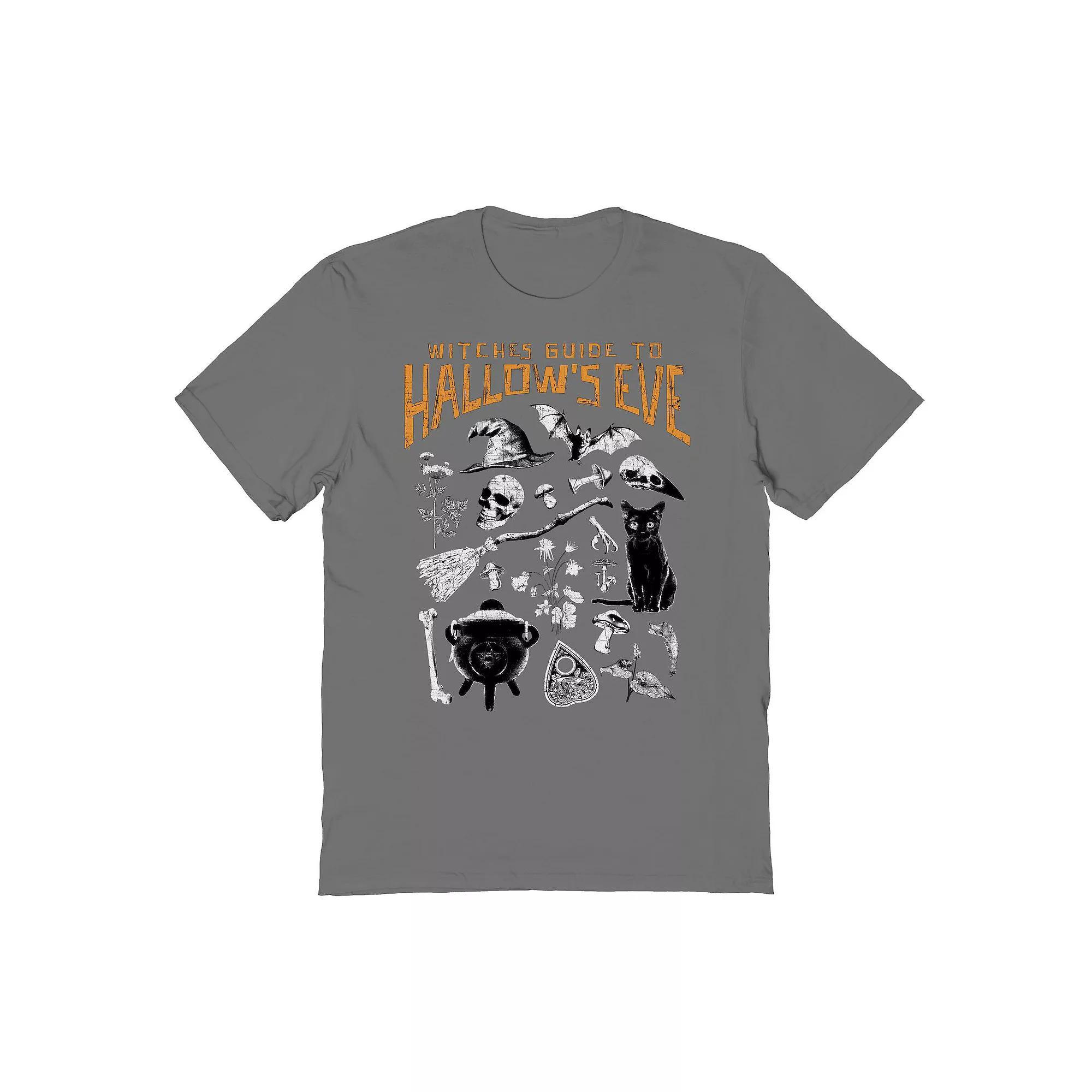 Men's Hallows Eve Guide Halloween Graphic Tee, Adult Unisex,  Product Image