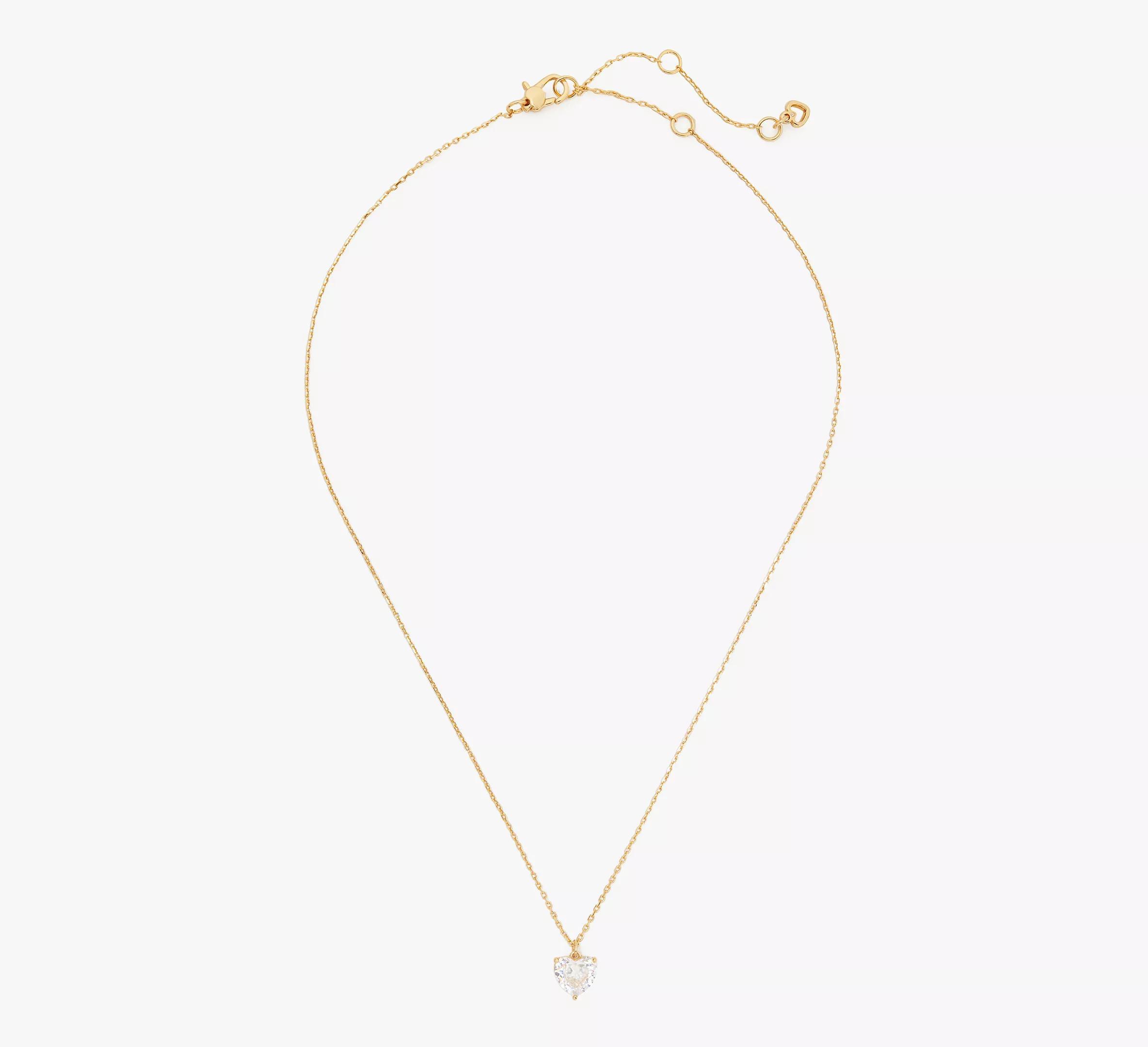 kate spade new york My Love April Birthstone Heart Pendant Necklace, 16-19 Product Image