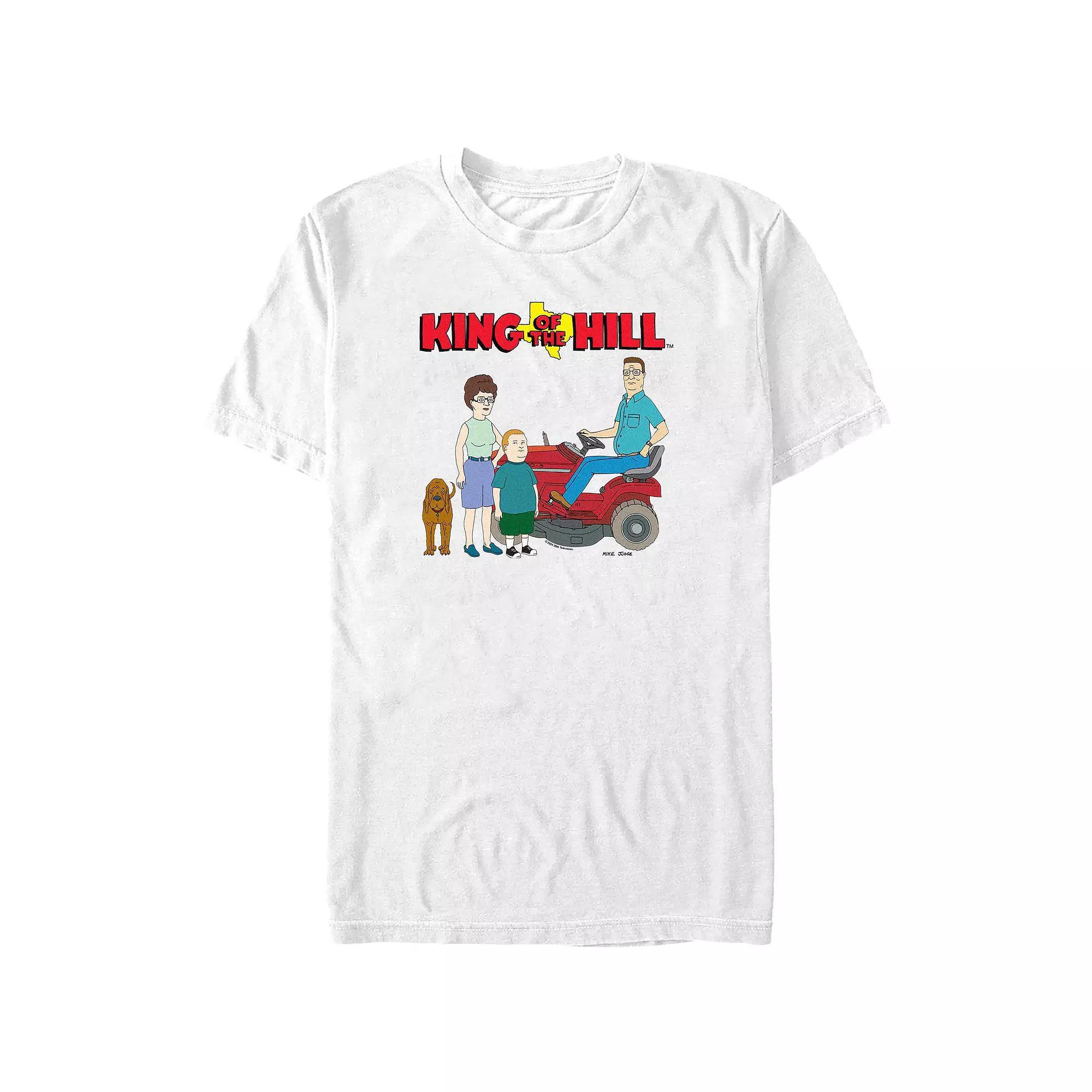 Men's King Of The Hill Lawn Mower Portrait Graphic Tee,  Product Image