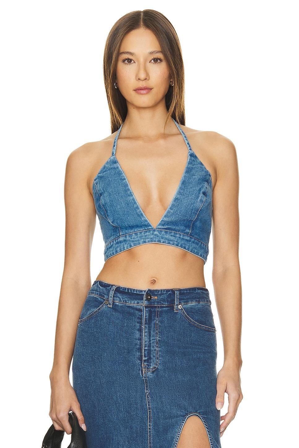 Zerah Crop Top Bardot Product Image