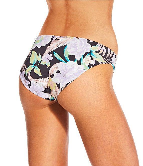 Billabong Shadow Tropical Floral Print Reversible Lowrider Hipster Swim Bottom Product Image