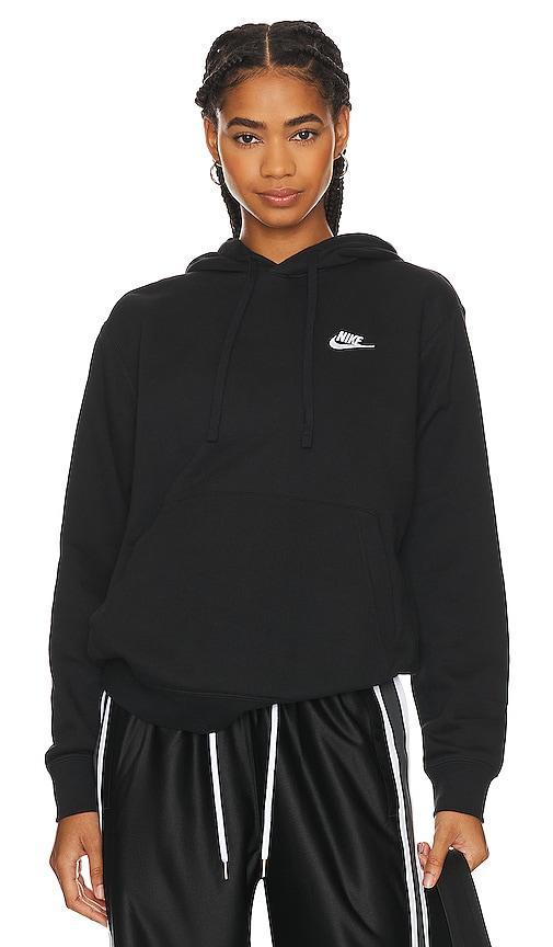 Nike Club Fleece hoodie in black Product Image