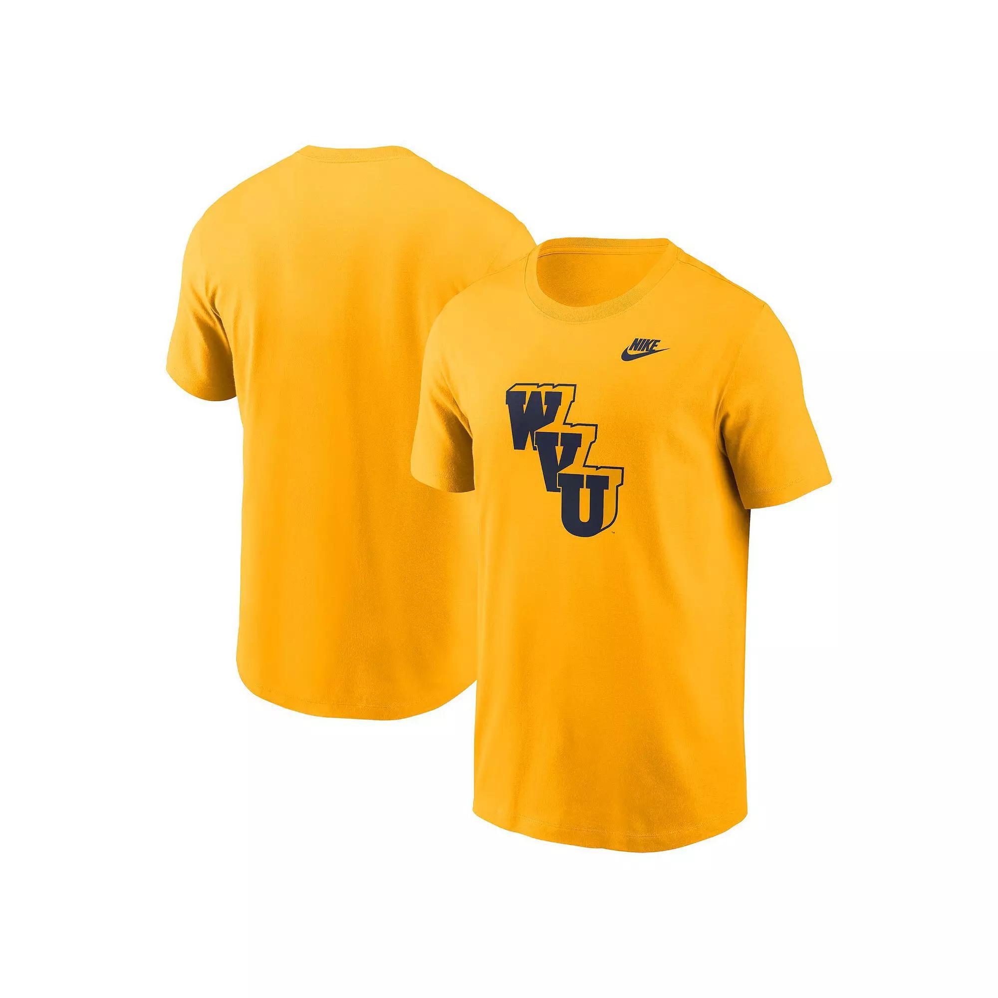Men's Nike Gold West Virginia Mountaineers Legacy Alternate Logo T-Shirt, Size: 2XL Product Image