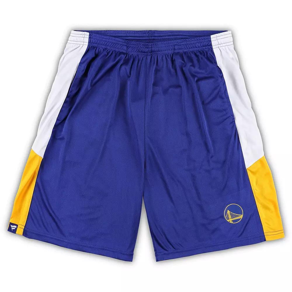 Men's Fanatics Branded Royal Golden State Warriors Big & Tall Champion Rush Practice Shorts, Size: 3XLT, Blue Product Image