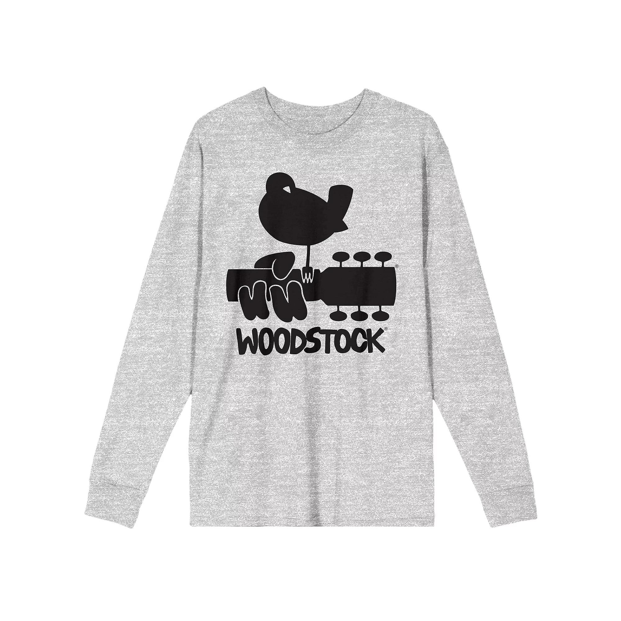 Men's Woodstock Bird & Guitar Long Sleeve,  Product Image