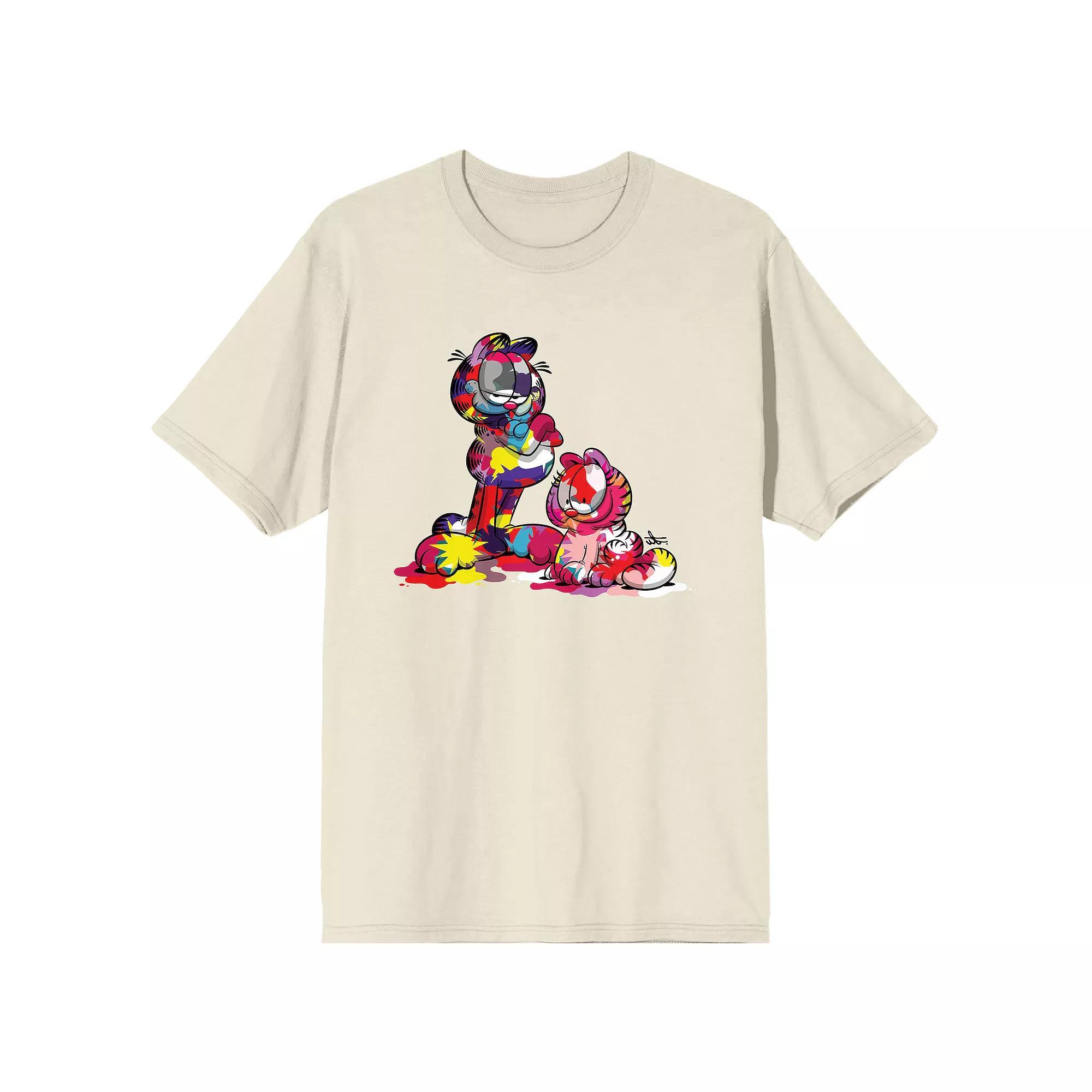 Men's Garfield Nermal & Garfield Short Sleeve Graphic T-Shirt,  Product Image