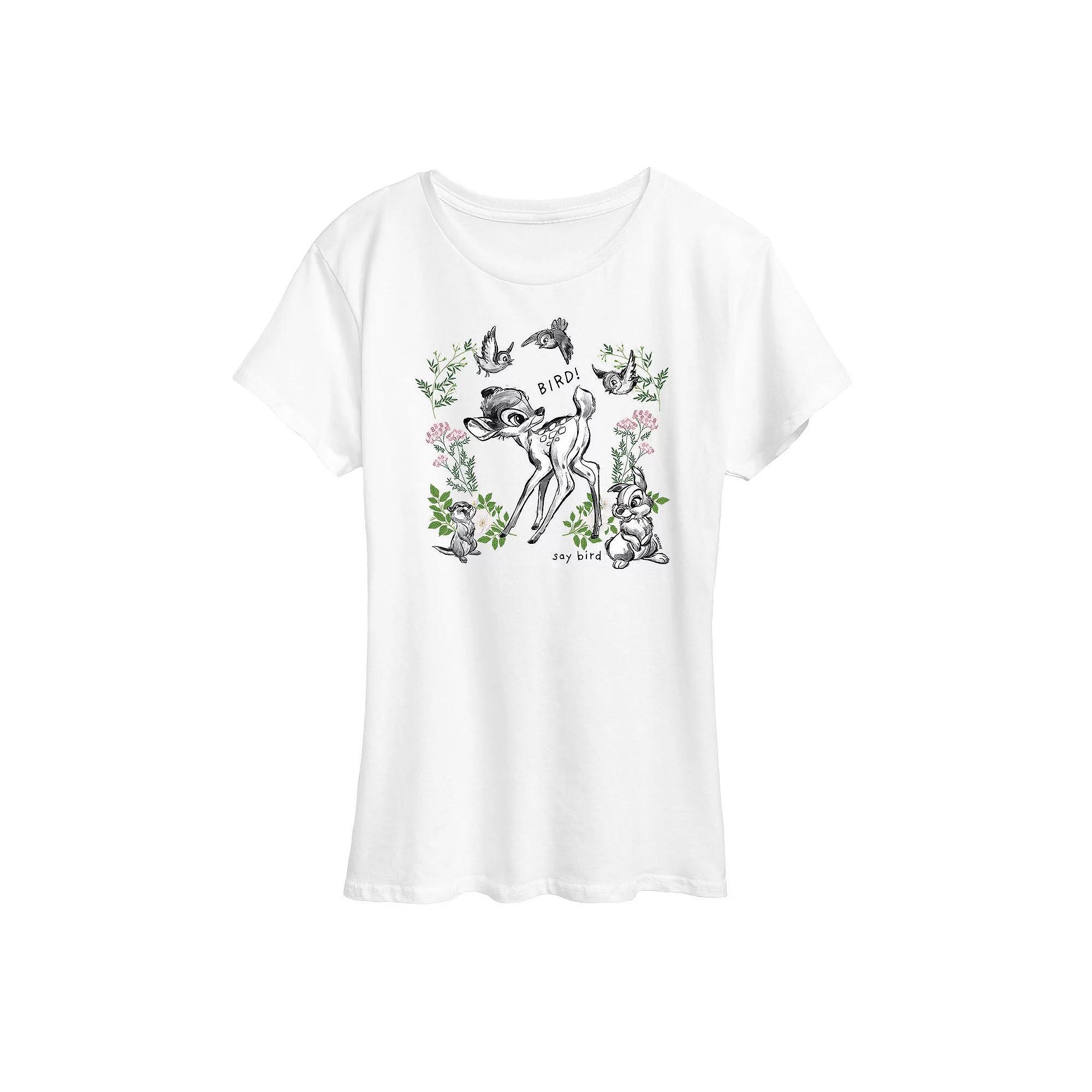 Disney's Bambi Women's Say Bird Graphic Tee,  Product Image