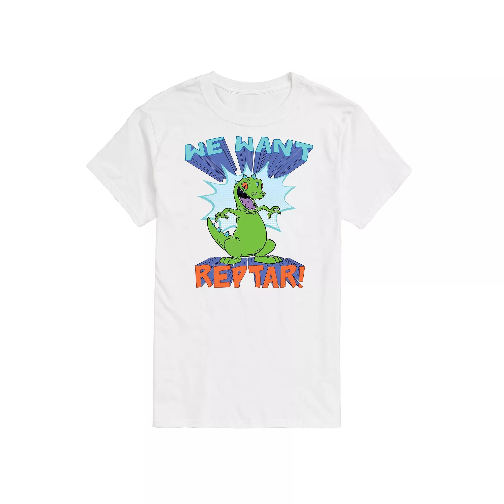 Big & Tall Rugrats We Want Reptar Graphic Tee, Men's,  Product Image
