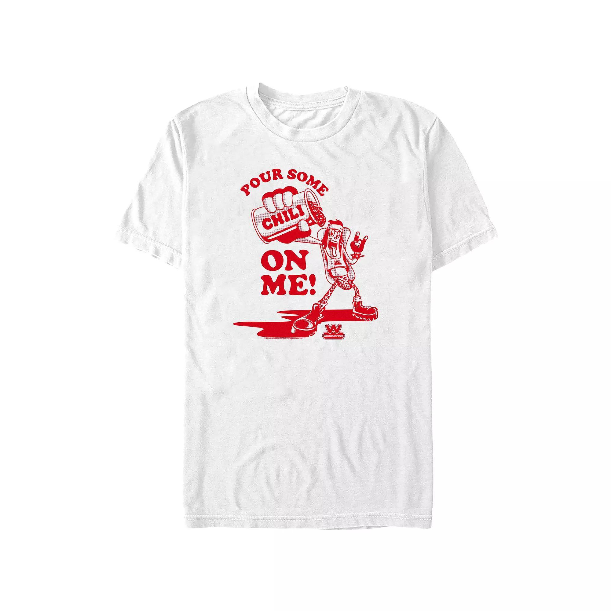 Big & Tall Wienerschnitzel Pour Some Chili On Me Graphic Tee, Men's,  Product Image