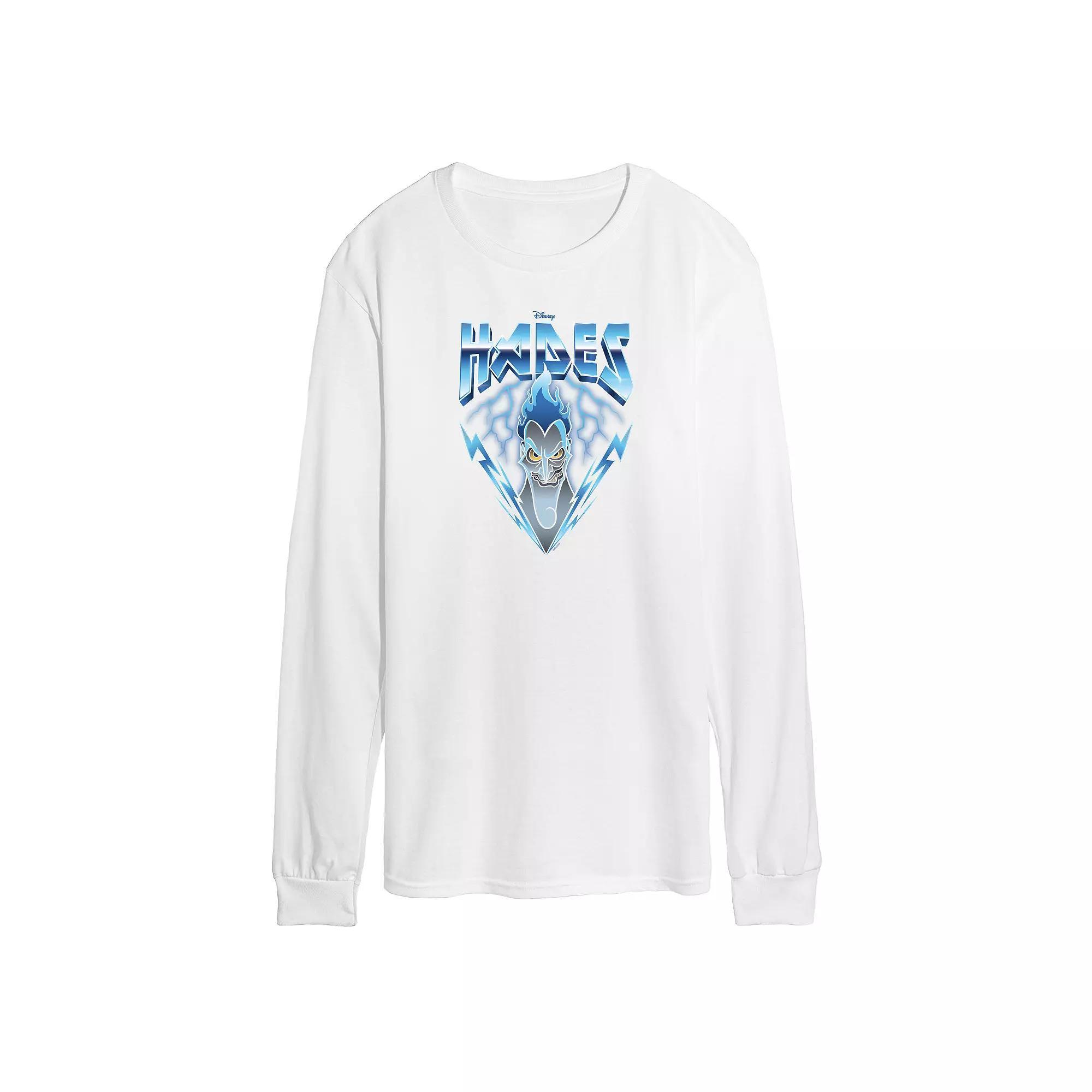 Disney Villains Hades Men's Rock Long Sleeve Graphic Tee,  Product Image