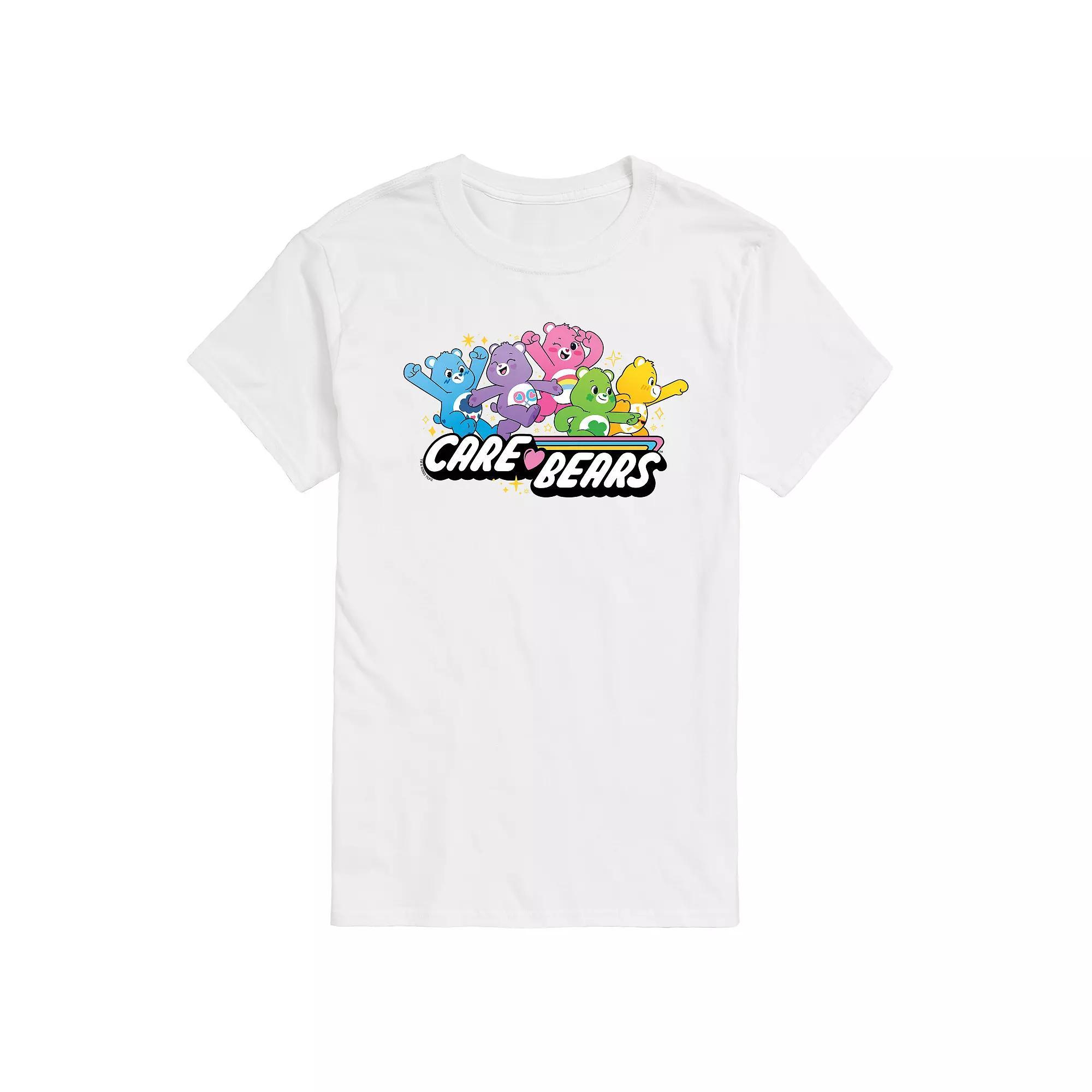 Men's Care Bears Logo Group Graphic Tee, Size: XL, White Product Image