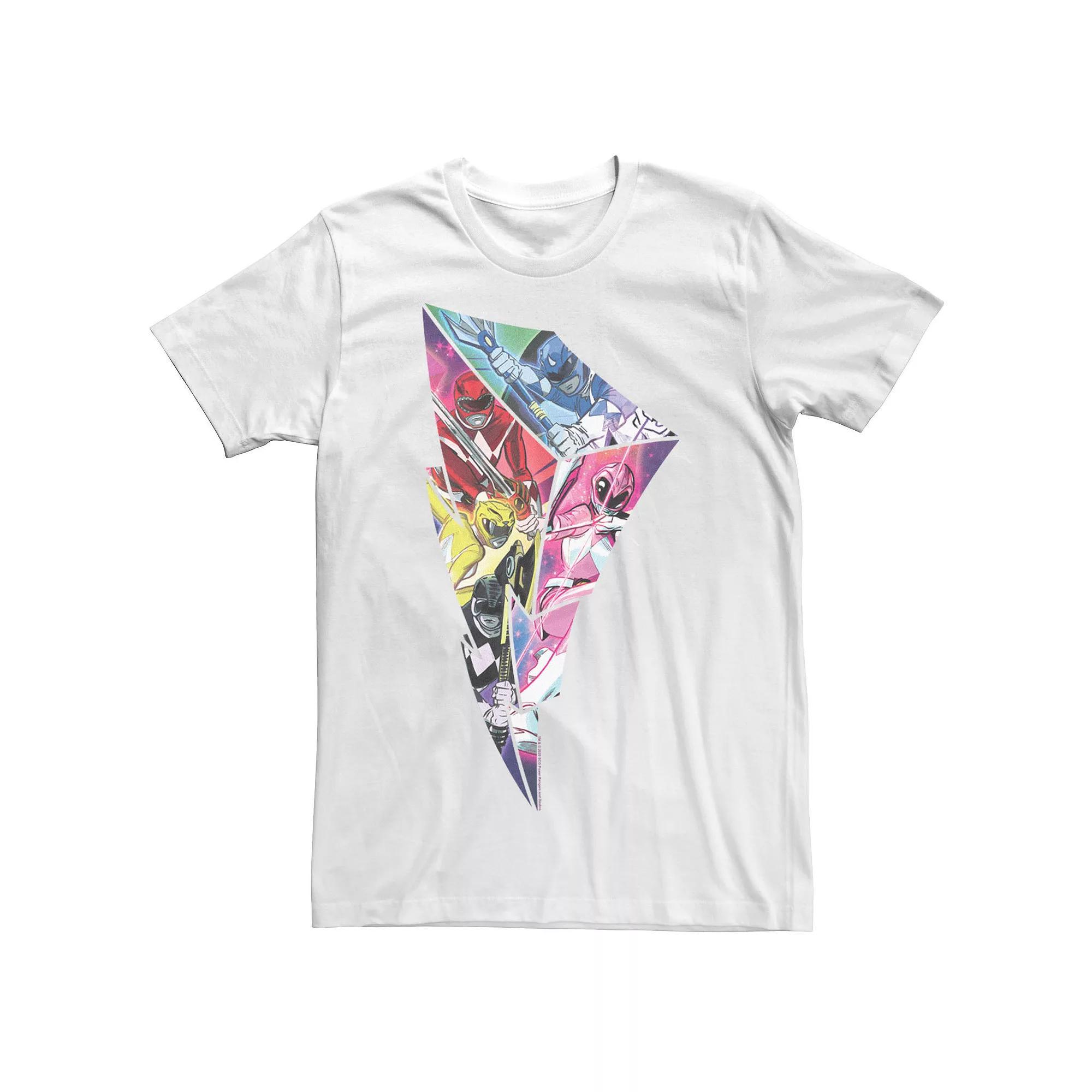 Men's Power Rangers Lightning Logo Fill Tee,  Product Image