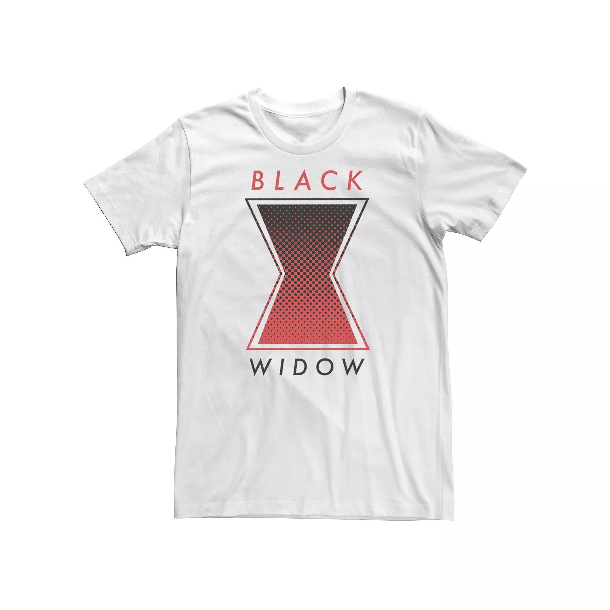 Big & Tall Marvel Black Widow Halftone Logo Tee, Men's,  Product Image