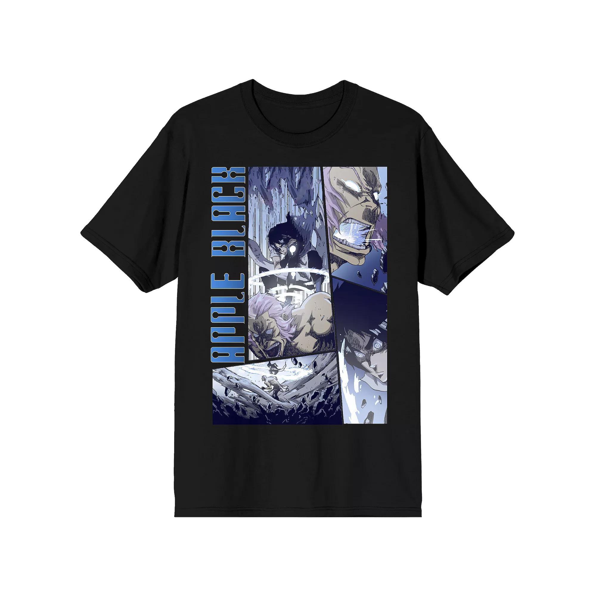 Men's Apple Black Graphic Tee,  Product Image