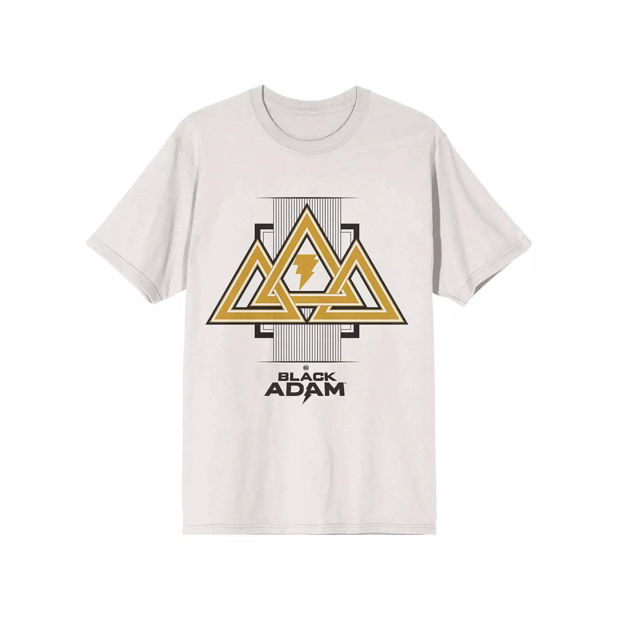 Men's DC Comics Black Adam Gold Triangles Tee,  Product Image