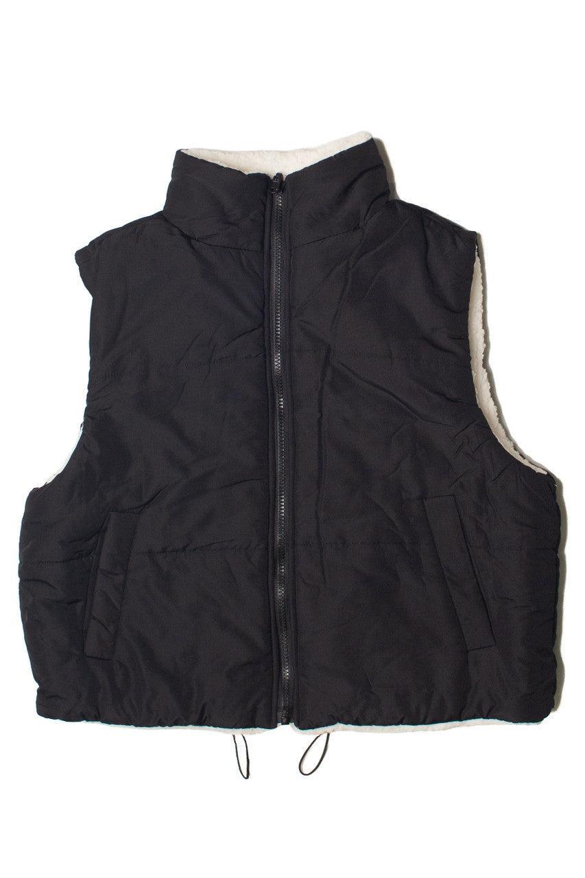 Reversible Sherpa Puffer Vest Product Image