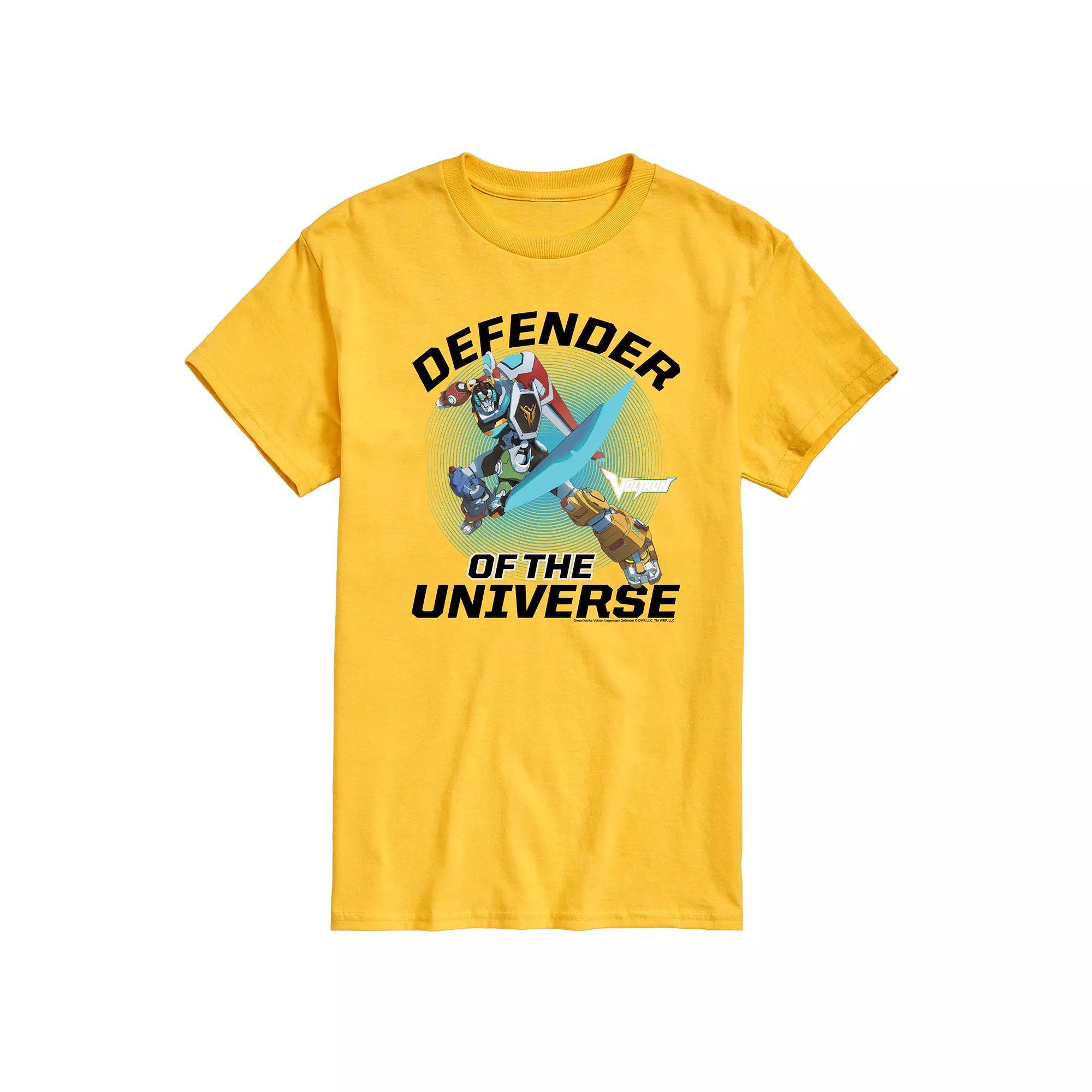 Men's Voltron Defenders Of The Universe Graphic Tee, Size: XXL, Yellow Product Image