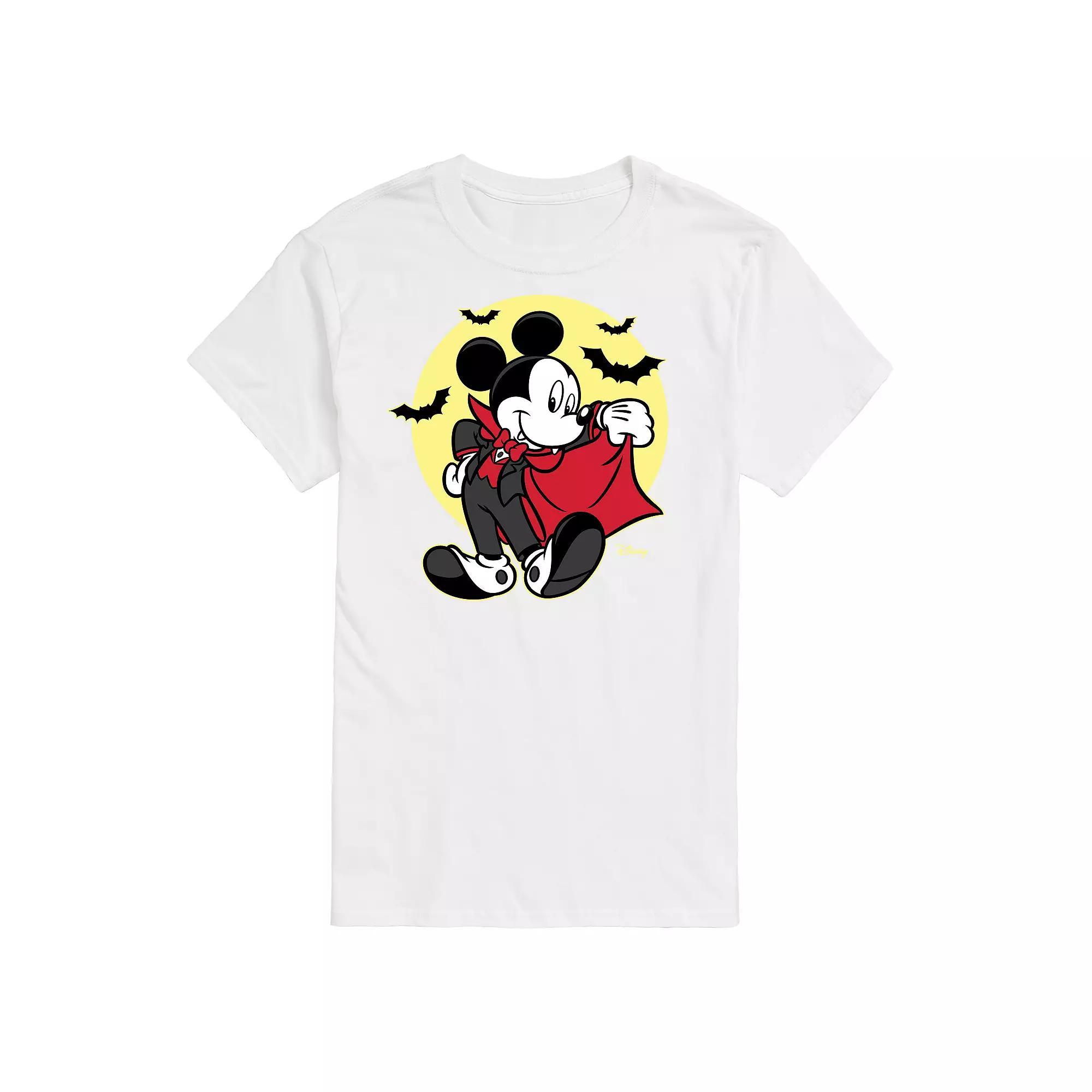 Disney's Mickey Mouse Men's Vampire Graphic Tee, Size: XL, White Product Image