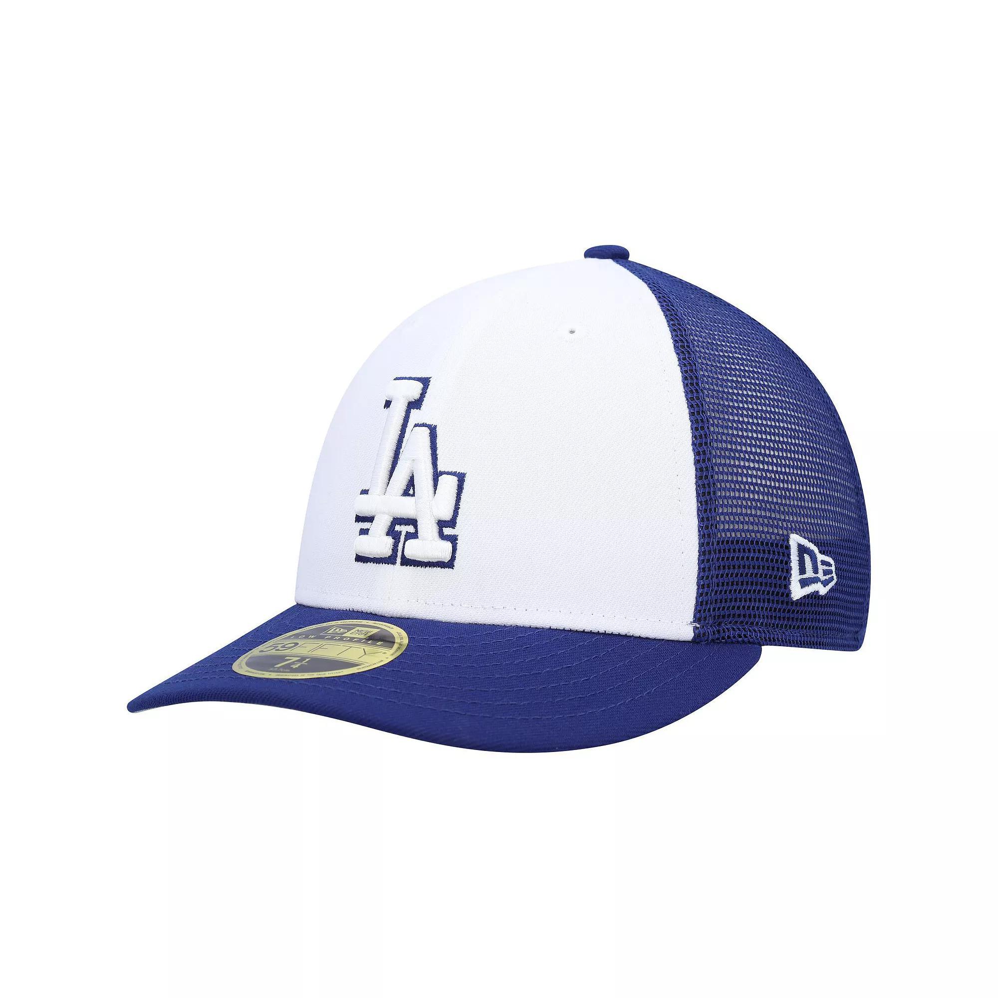 Men's New Era  Royal/White Los Angeles Dodgers 2023 On-Field Batting Practice Low Profile 59FIFTY Fitted Hat, Size: 7 1/8 Product Image