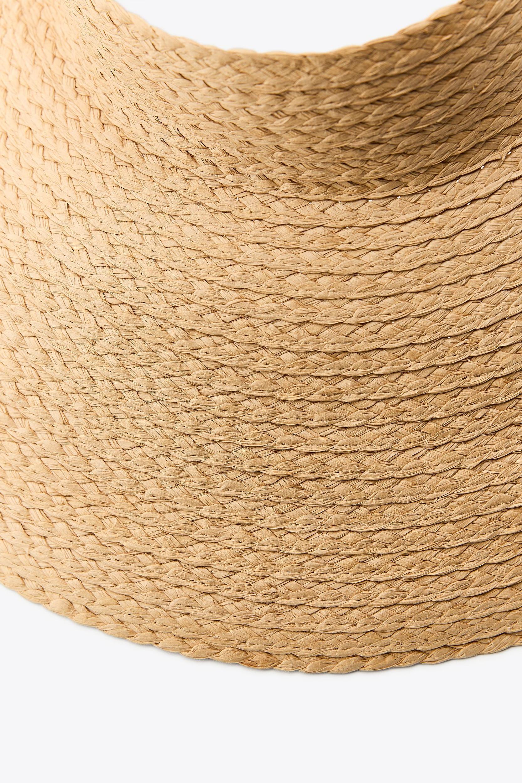 WIDE BRIM WOVEN VISOR Product Image