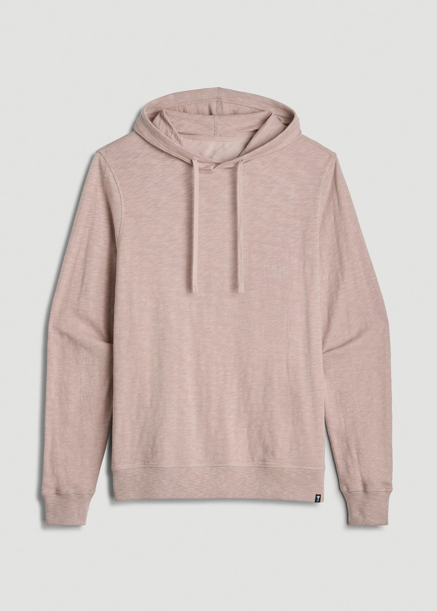 Sunwashed Slub Pullover Men's Tall Hoodie in Desert Rose Male Product Image