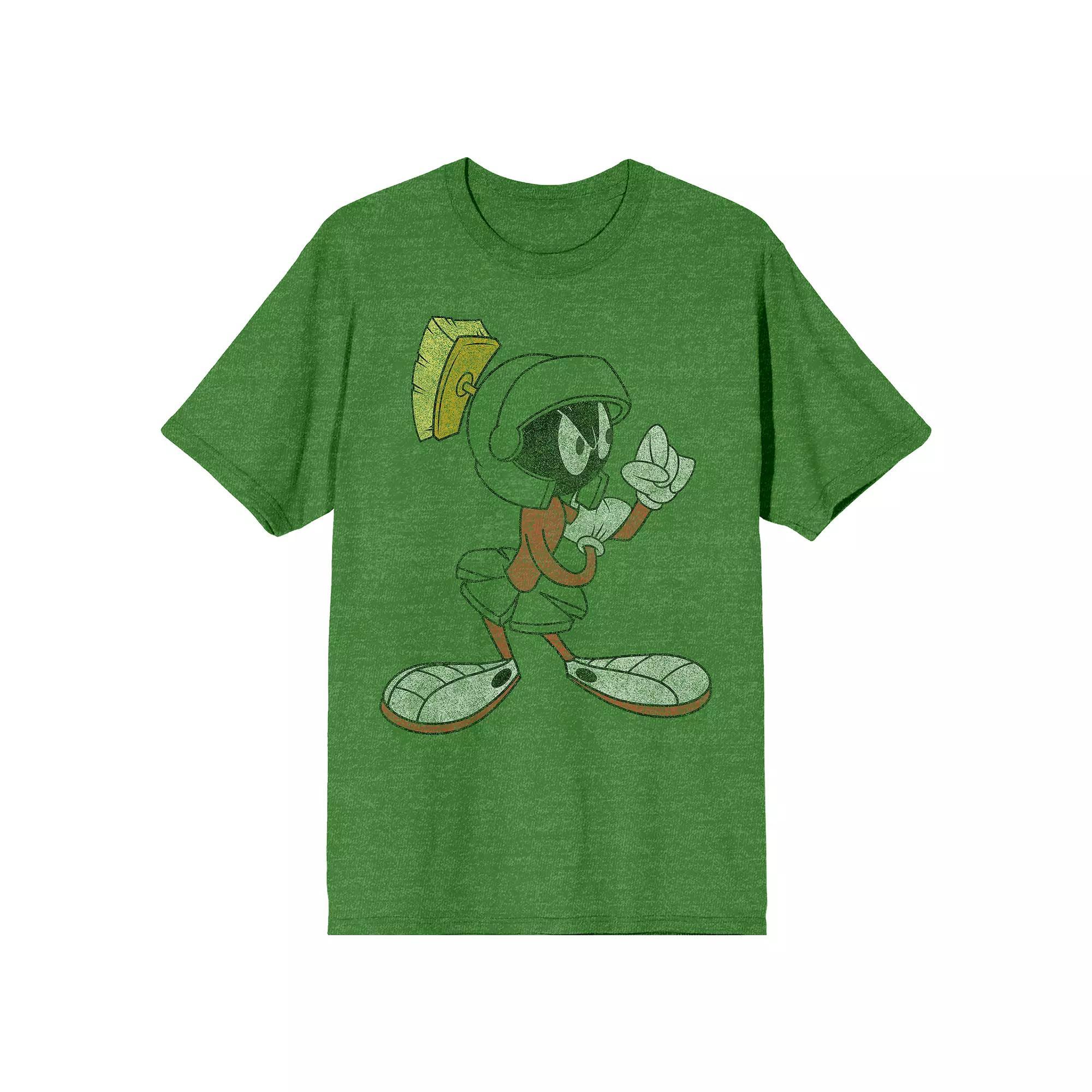 Men's Looney Tunes Marvin Tee, Size: XXL, Green Product Image