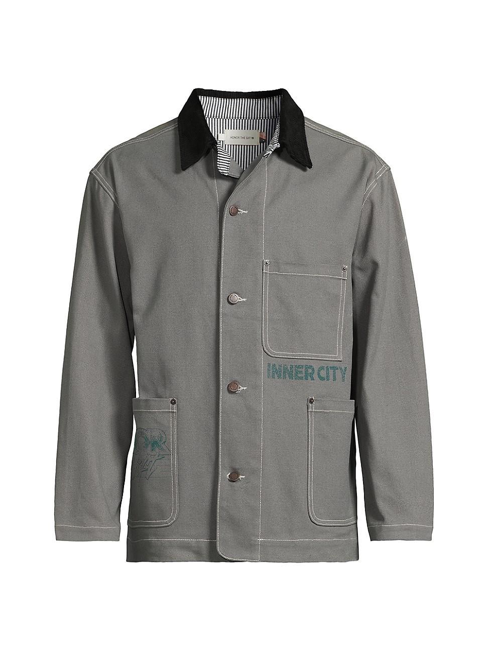 Mens After Hours Chore Cotton-Blend Button-Down Jacket Product Image