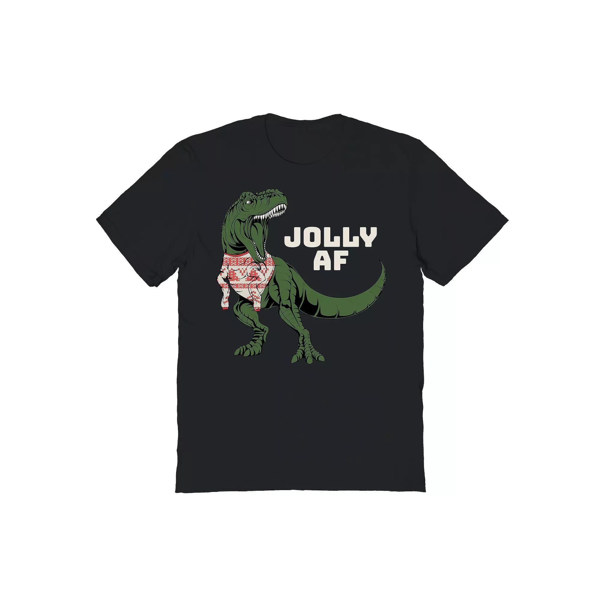 Men's Jolly Af Graphic Tee, Size: Large, Black Product Image