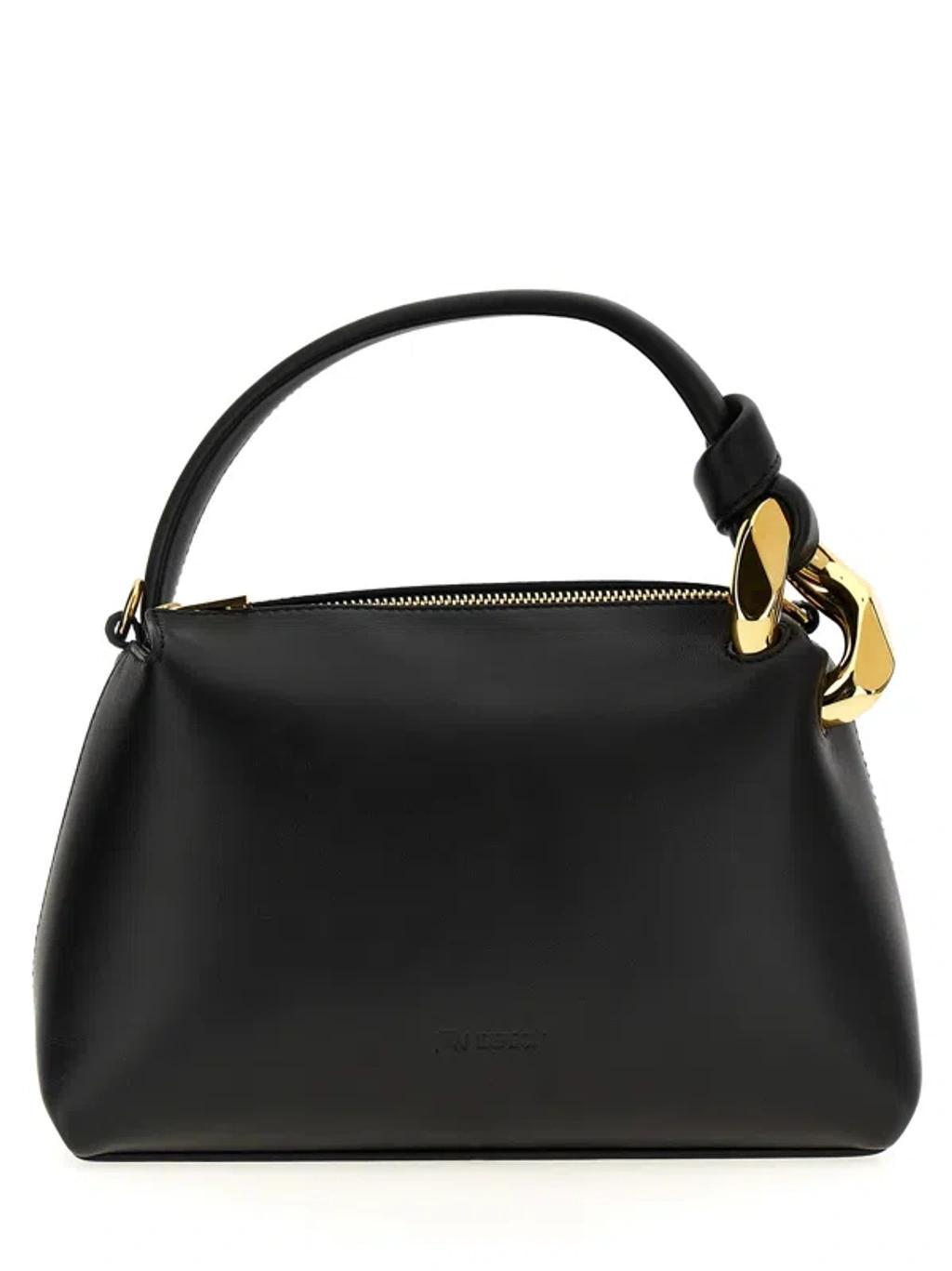 JW ANDERSON Small Jwa Corner Bag - Leather Bag In Black Product Image