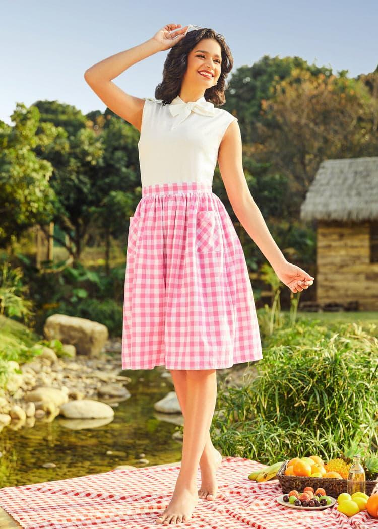 The Songs of the Sea Midi Skirt Product Image