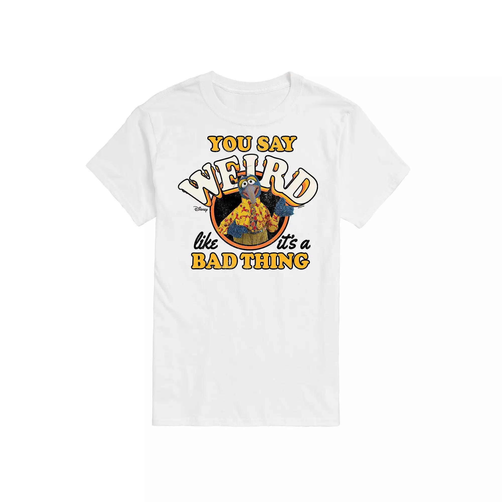Disney's Men's The Muppets Weird Like It's Bad Tee,  Product Image