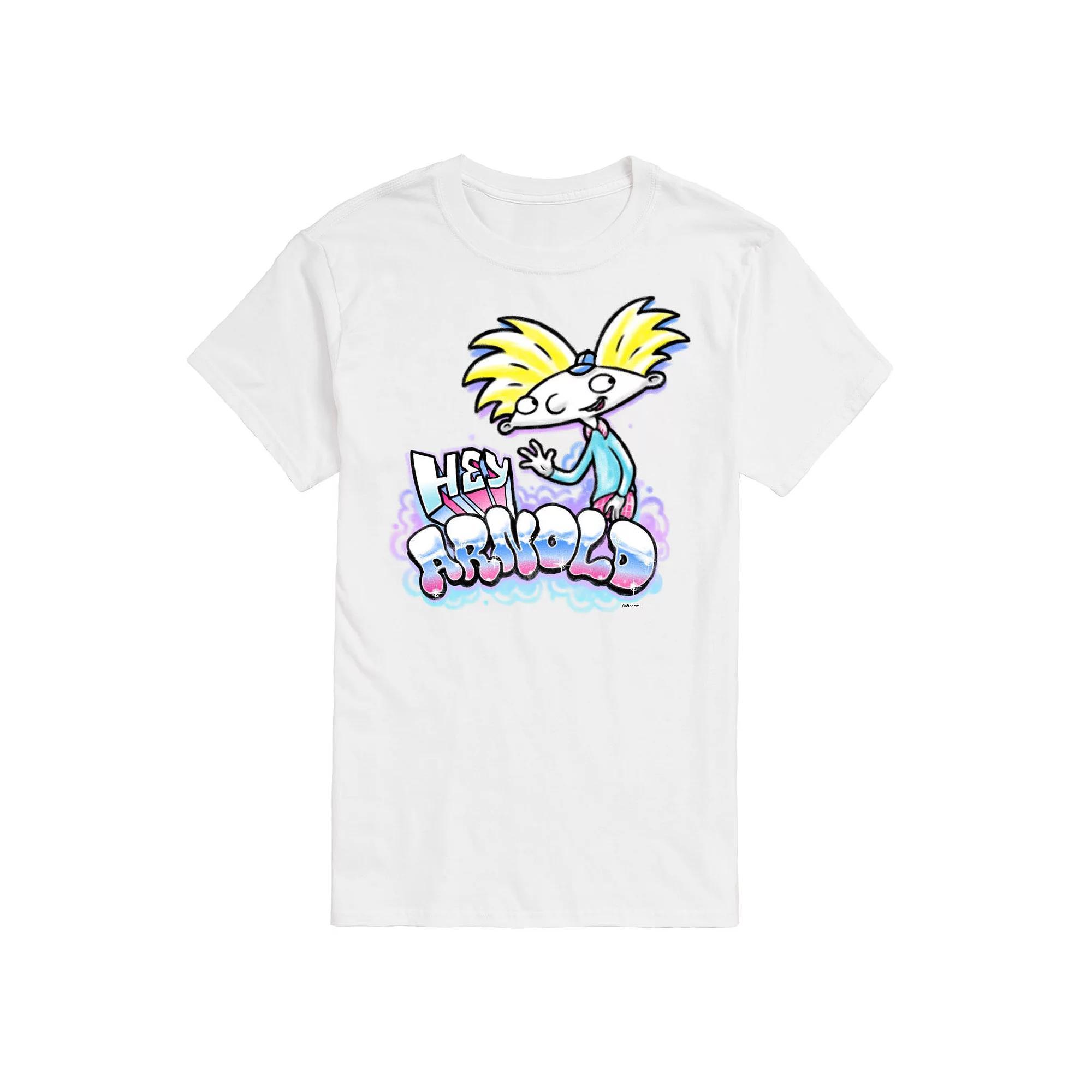 Big & Tall Hey Arnold! Airbrush Arnold Portrait Graphic Tee, Men's,  Product Image
