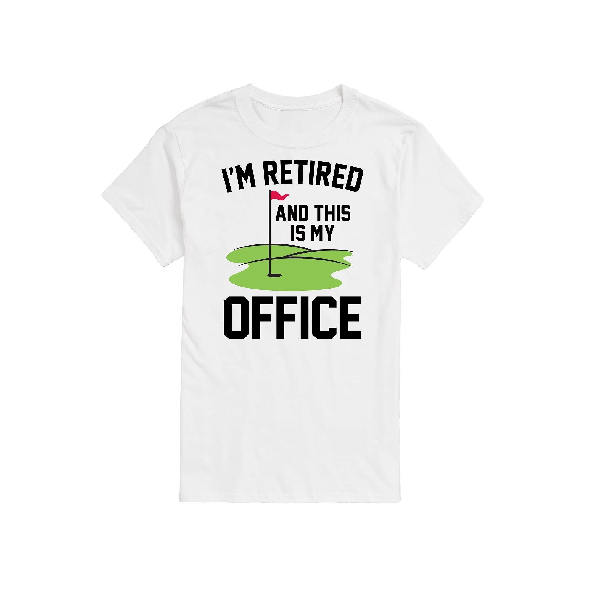 Men's I'm Retired This Is My Office Tee,  Product Image