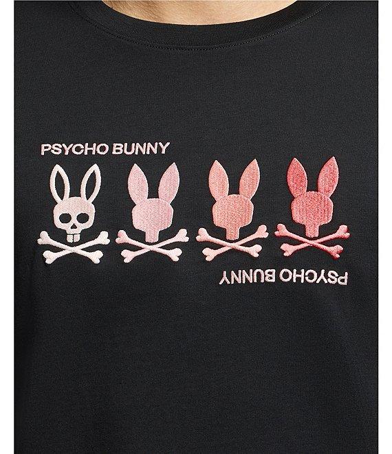 Psycho Bunny Oceania Embroidered Logo Short Sleeve T-Shirt Product Image