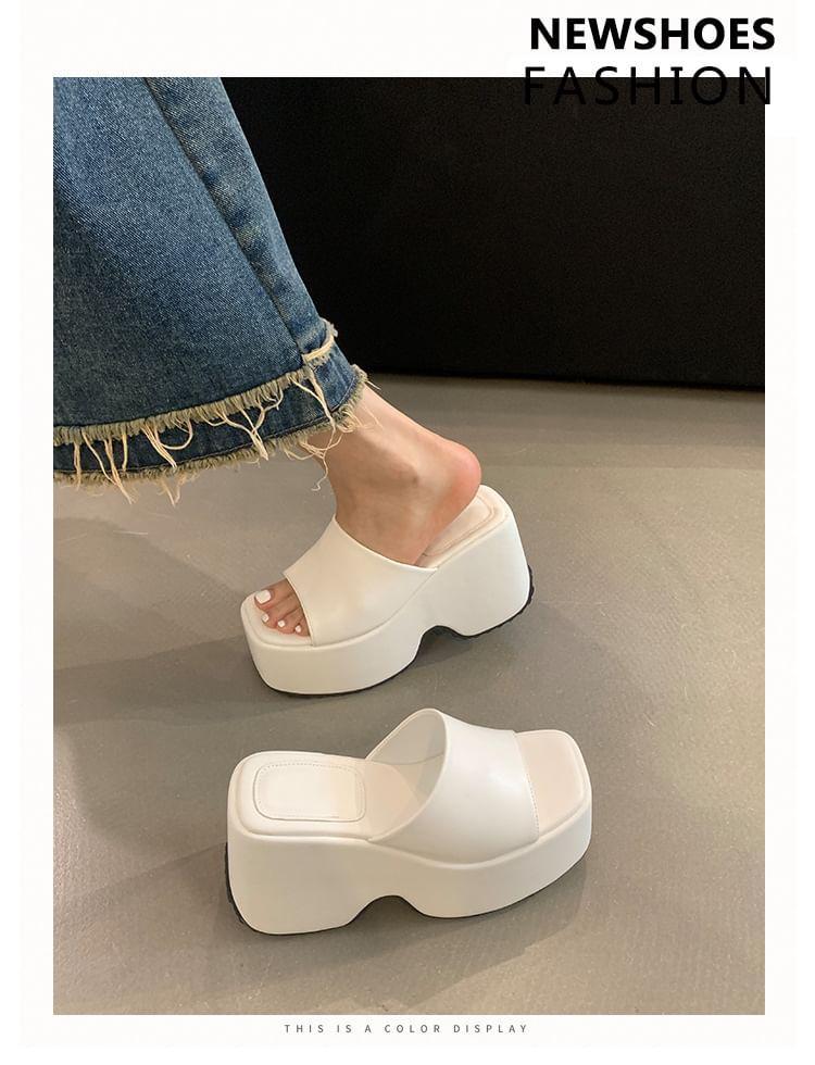 Platform Slide Sandals Product Image