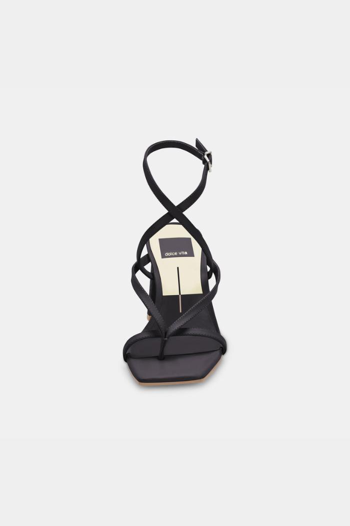 Paroo Heels - Black Leather Product Image