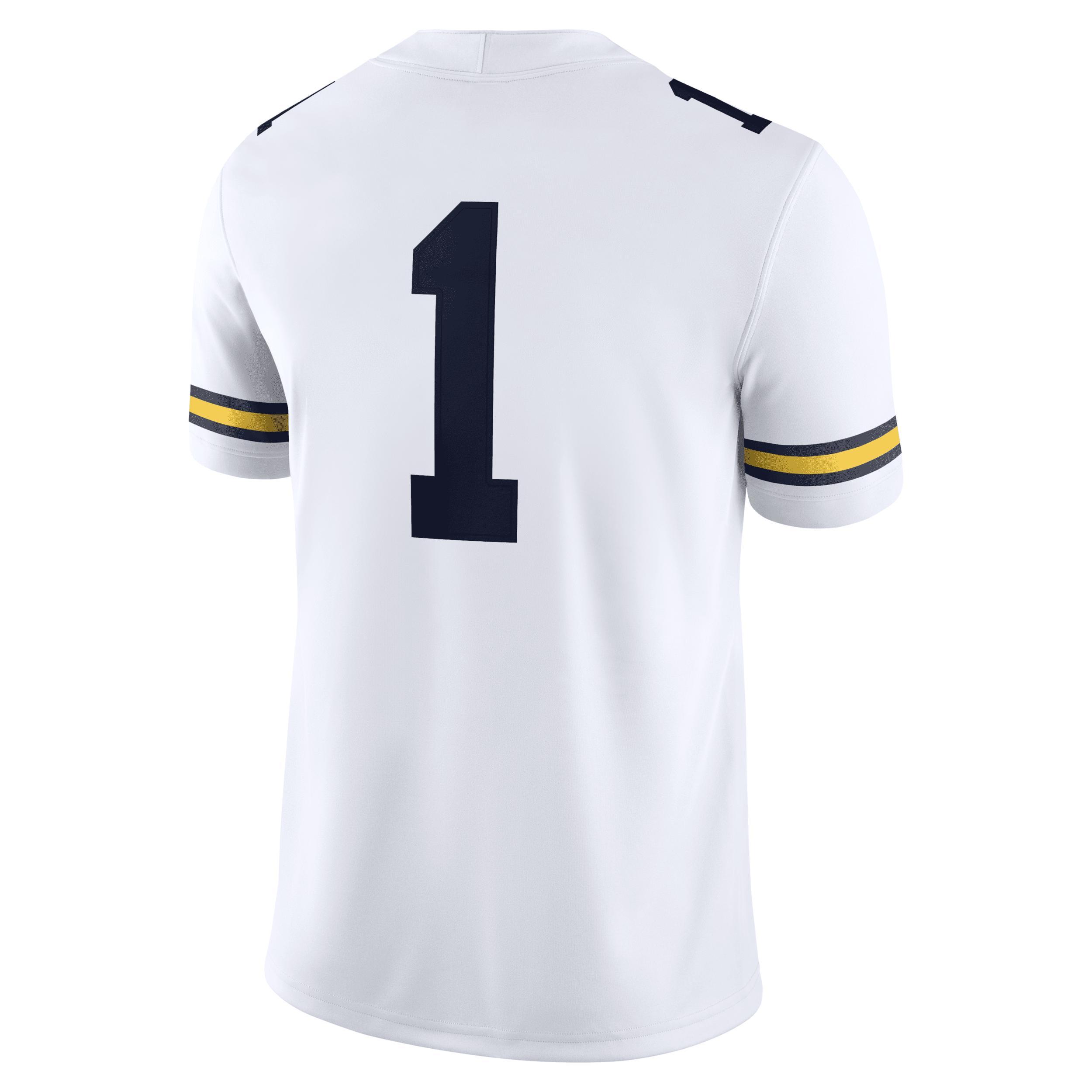 Men's Michigan Wolverines Jordan Dri-FIT College Game Jersey Product Image