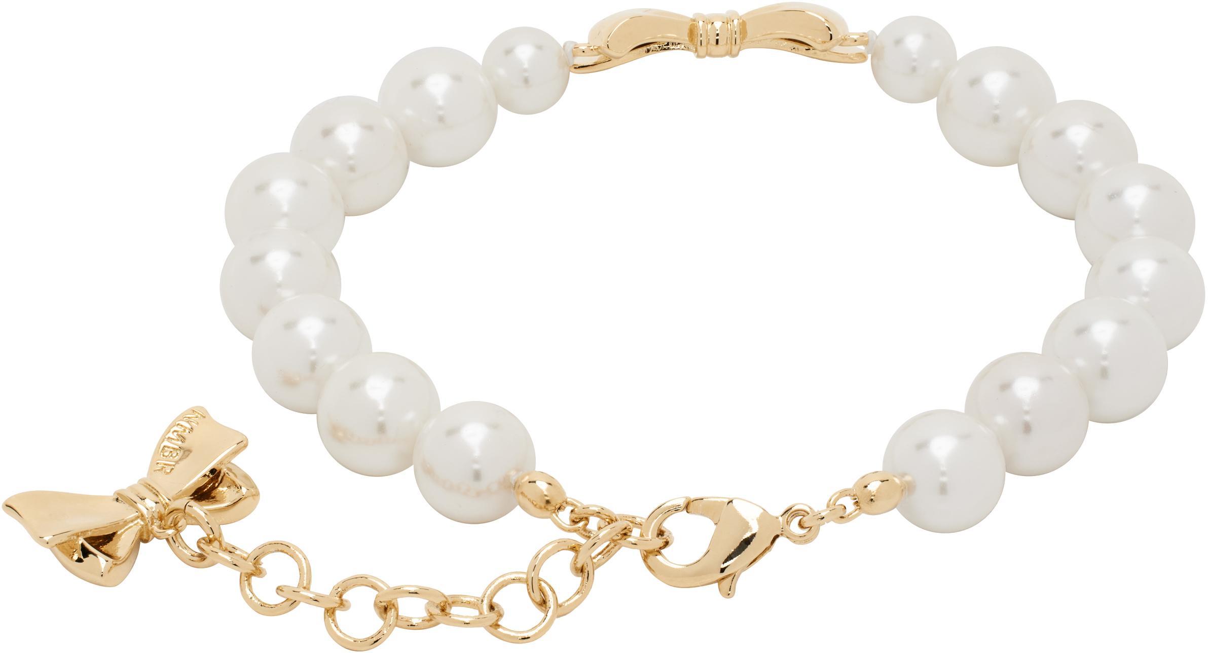 NUMBERING White & Gold #9902 Bracelet Product Image