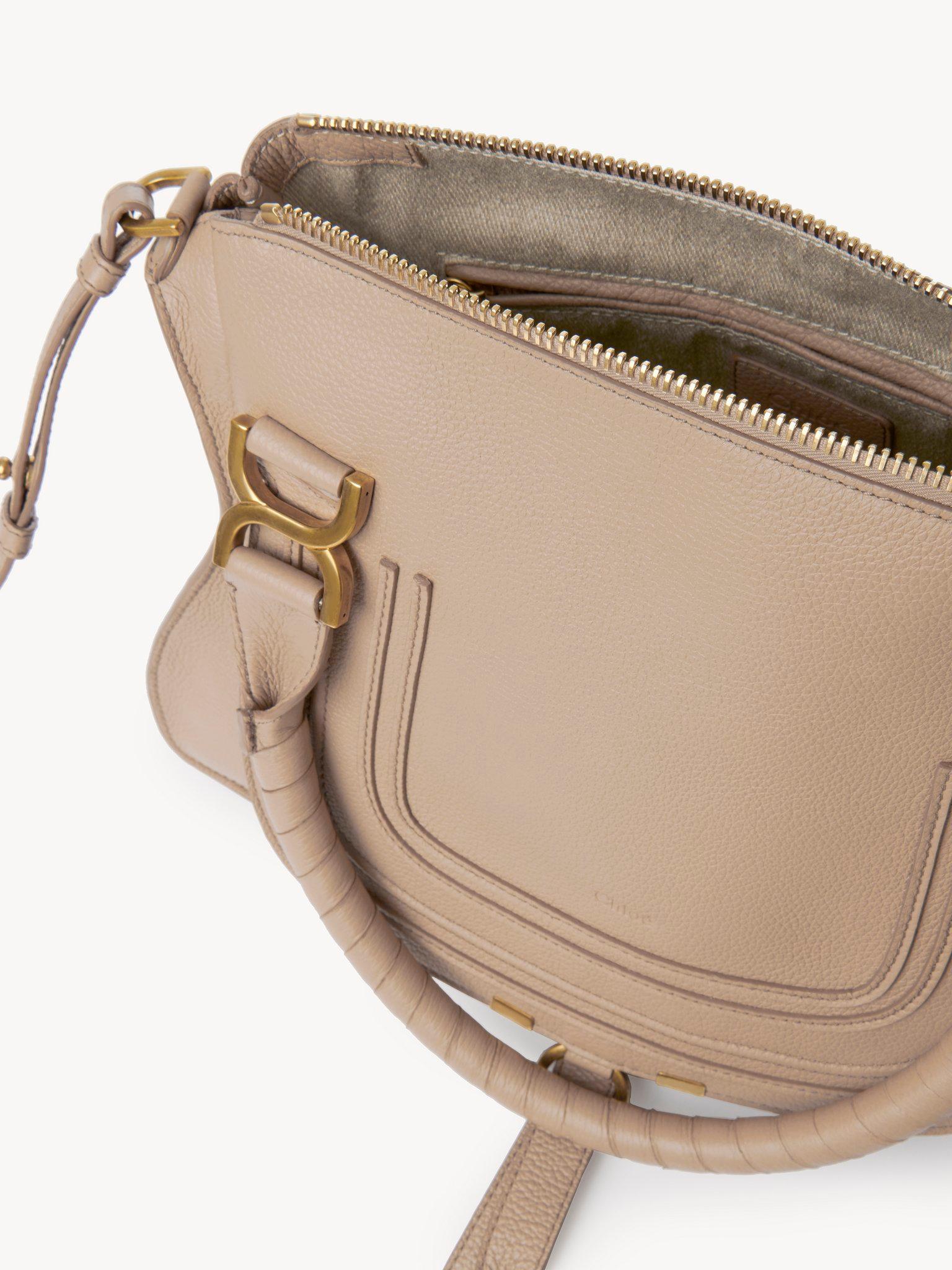 Small Marcie bag in grained leather Product Image