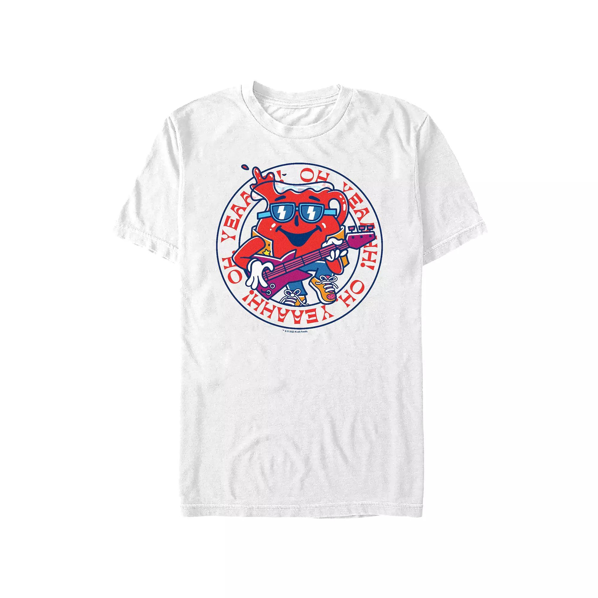 Men's Kool Aid Oh Yeah Rocker Graphic Tee, Size: Medium, White Product Image