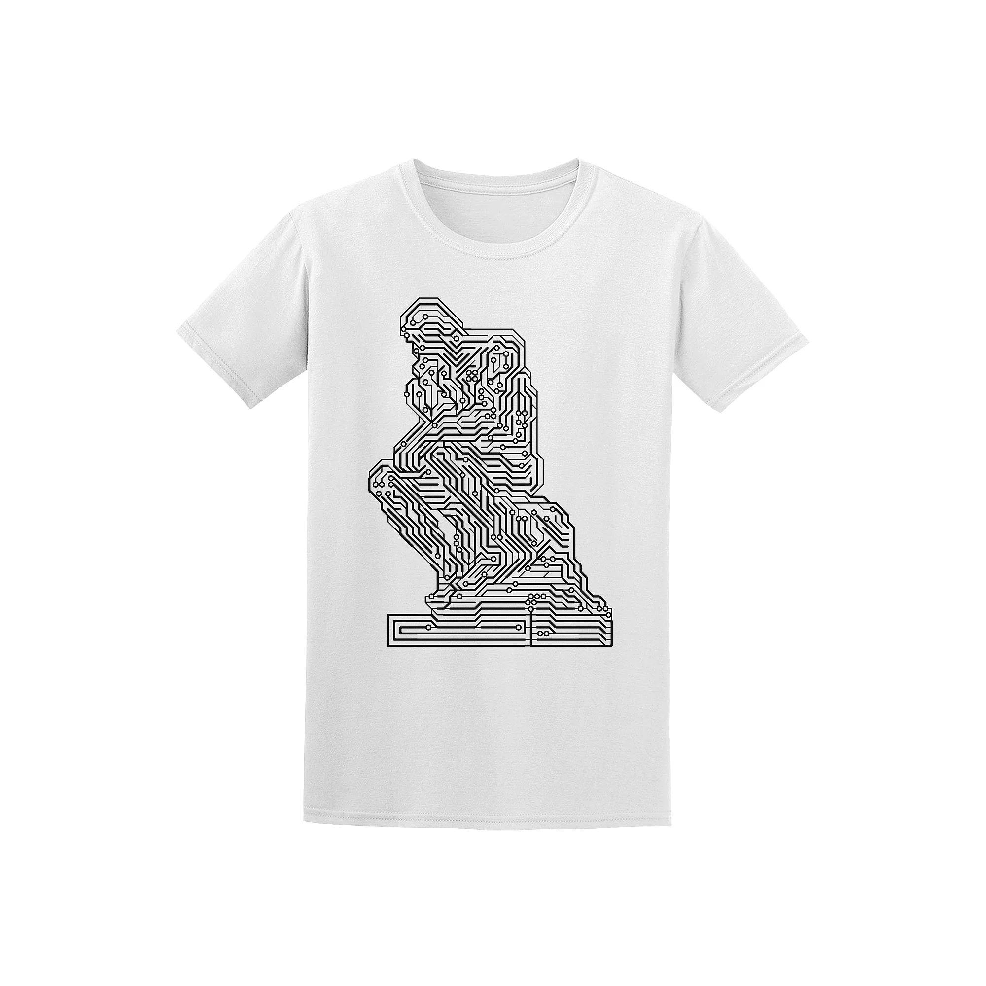 Men's COLAB89 by Threadless Bulo Artificial Intelligence Tee, Size: XL, White Product Image