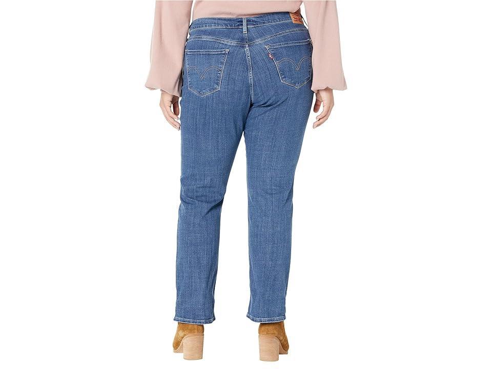 Levis 414 Plus Size Classic Mid Rise Straight Leg Stretch Denim Jeans Product Image