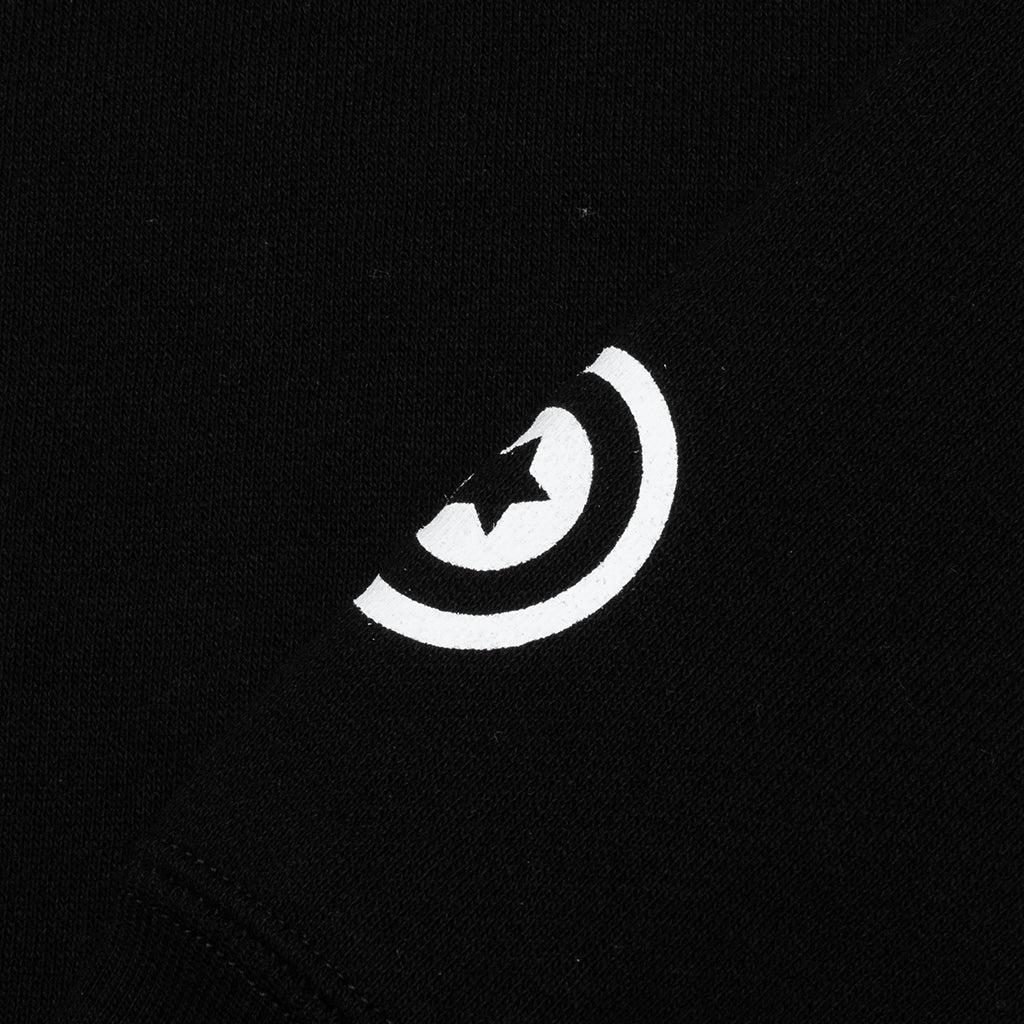 1st Shark Full Zip Hoodie - Black Male Product Image
