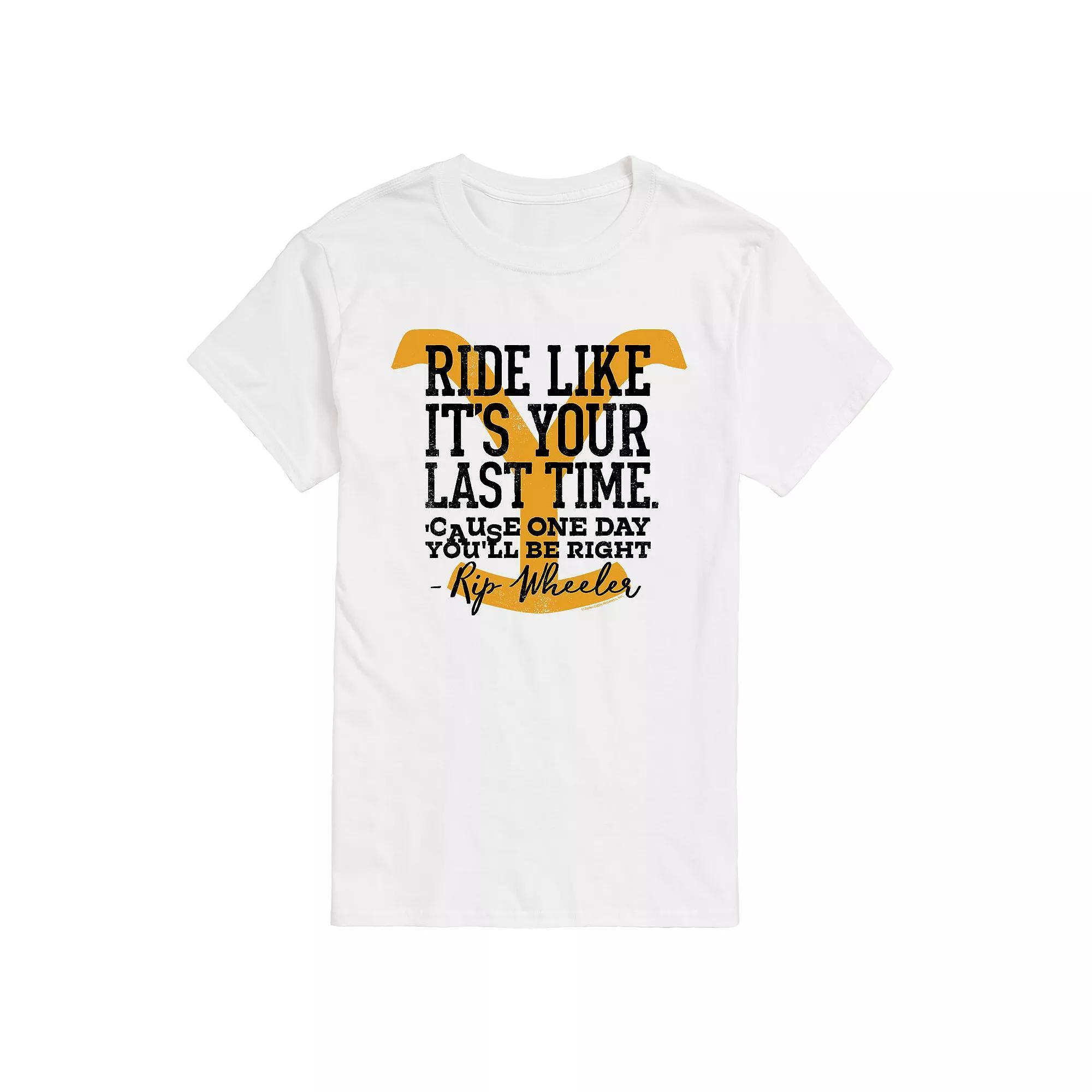 Big & Tall Yellowstone Last Time Tee, Men's,  Product Image