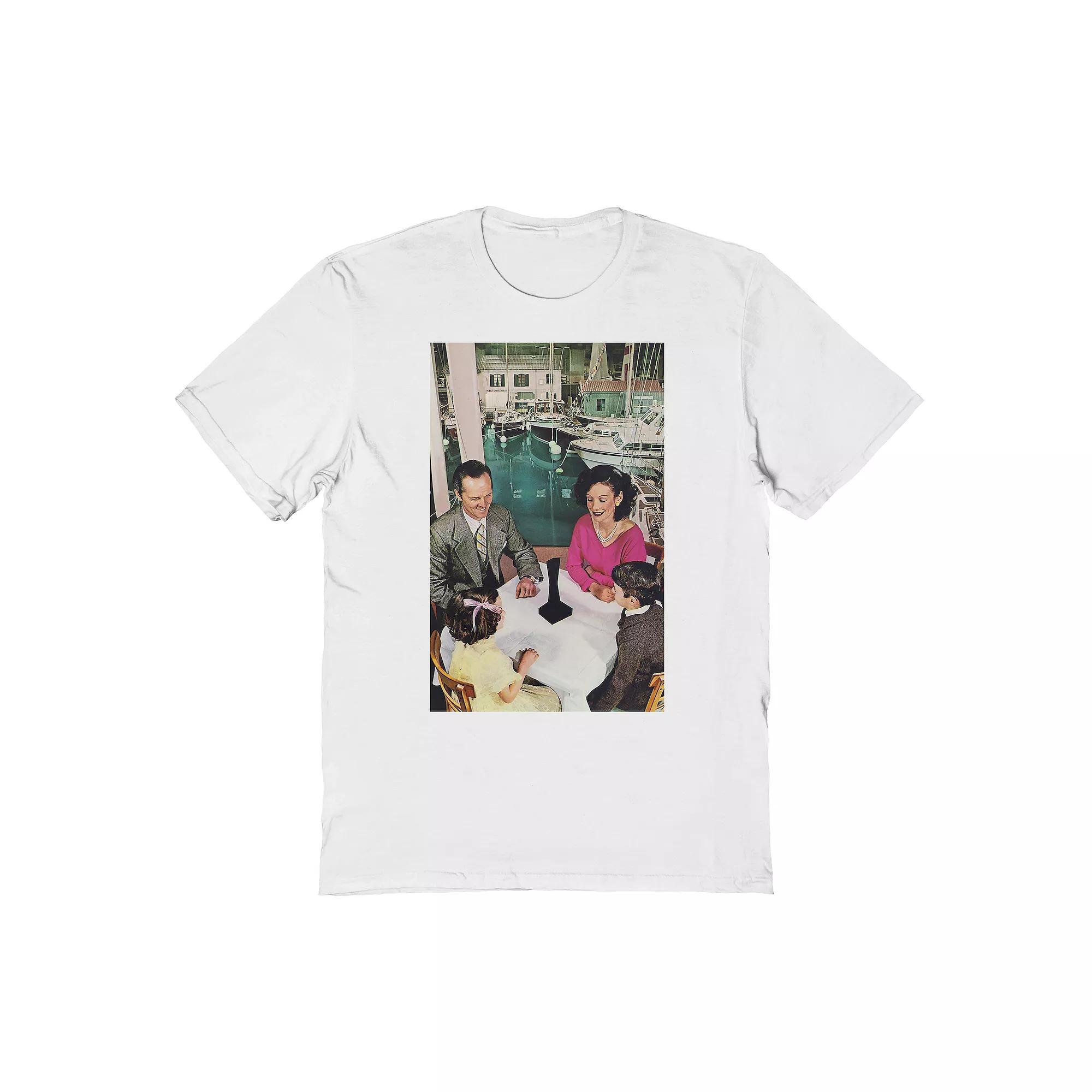 Men's Led Zeppelin Photo 2 Graphic Tee, Size: Large, White Product Image