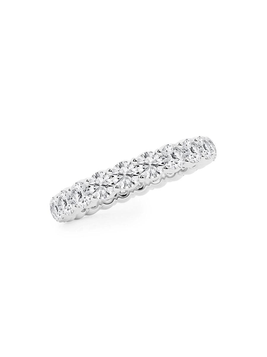 Womens Platinum & Shared-Prong Natural Diamond Eternity Band/1.00-5.00 TCW Product Image