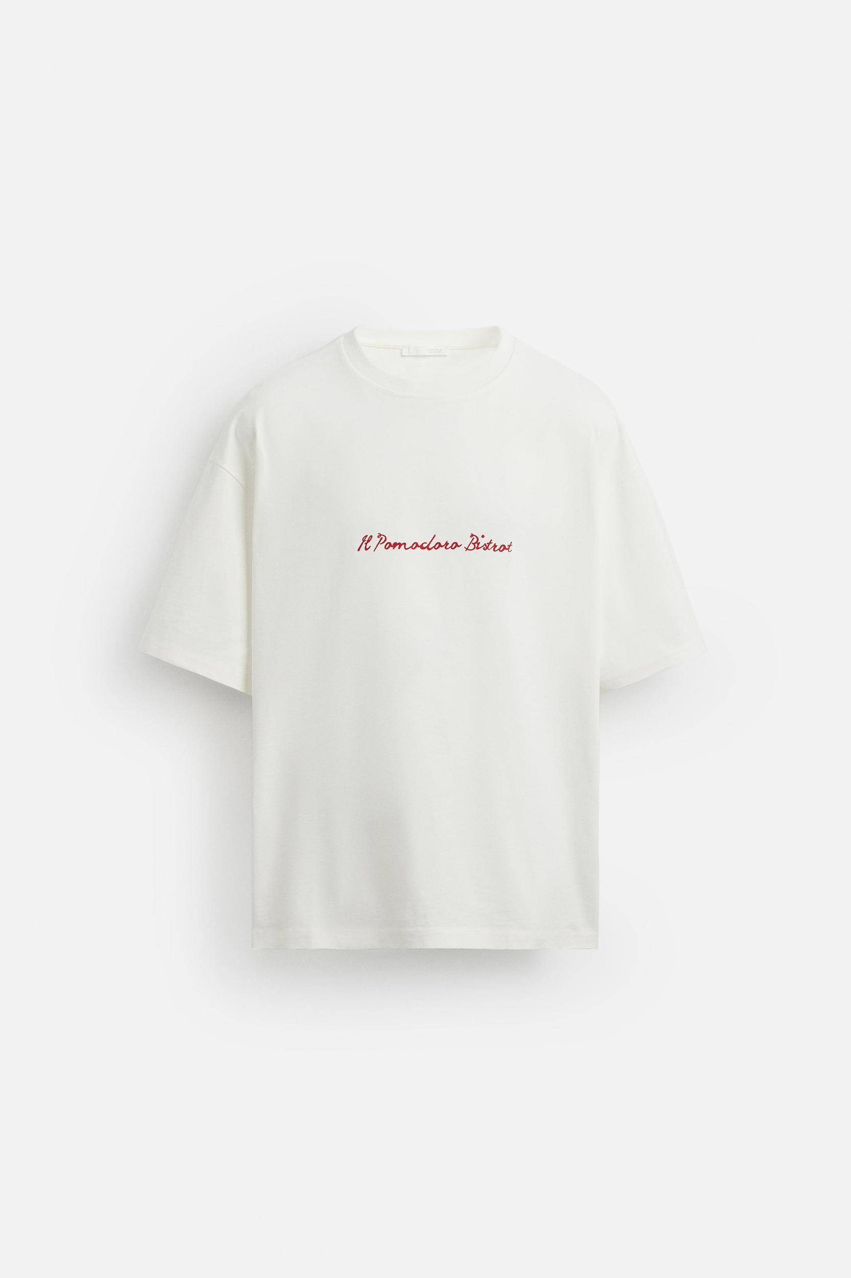 CONTRAST PRINT T-SHIRT Product Image