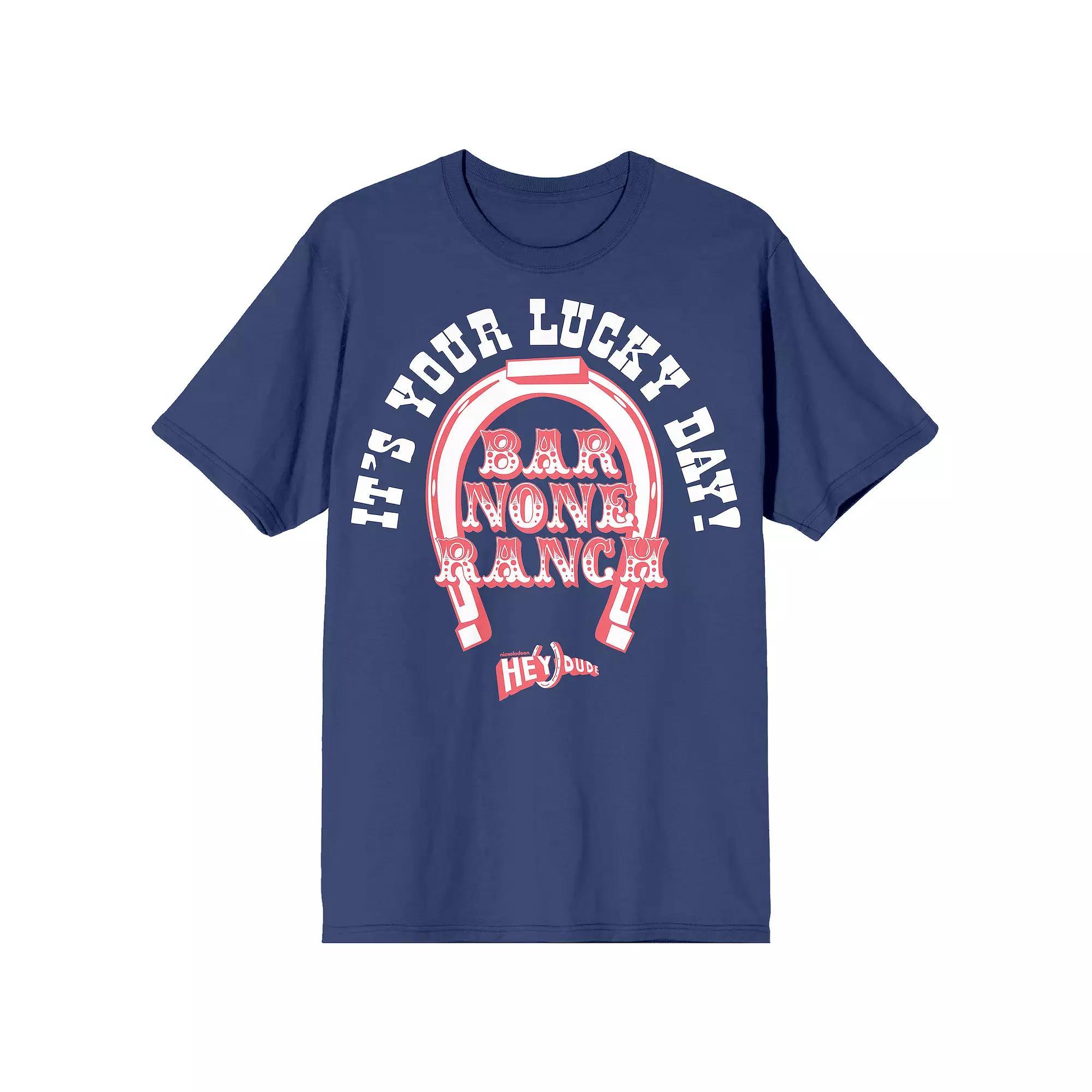 Juniors' Nickelodeon Hey Dude Bar None Ranch Lucky Day Crewneck Graphic Tee, Women's, Size: XS, Blue Product Image