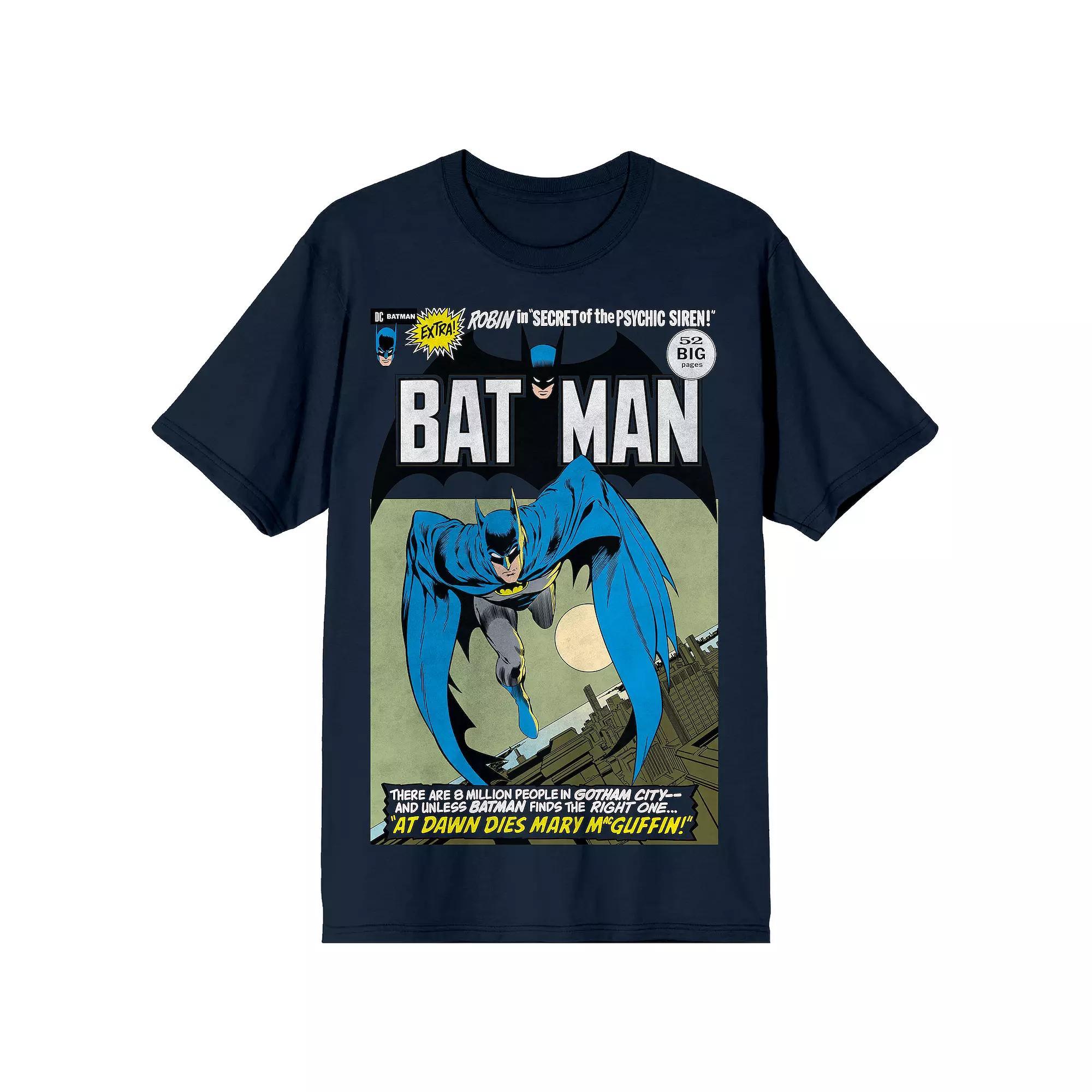 Men's Batman Leaping Into Action Retro Graphic Tee,  Product Image